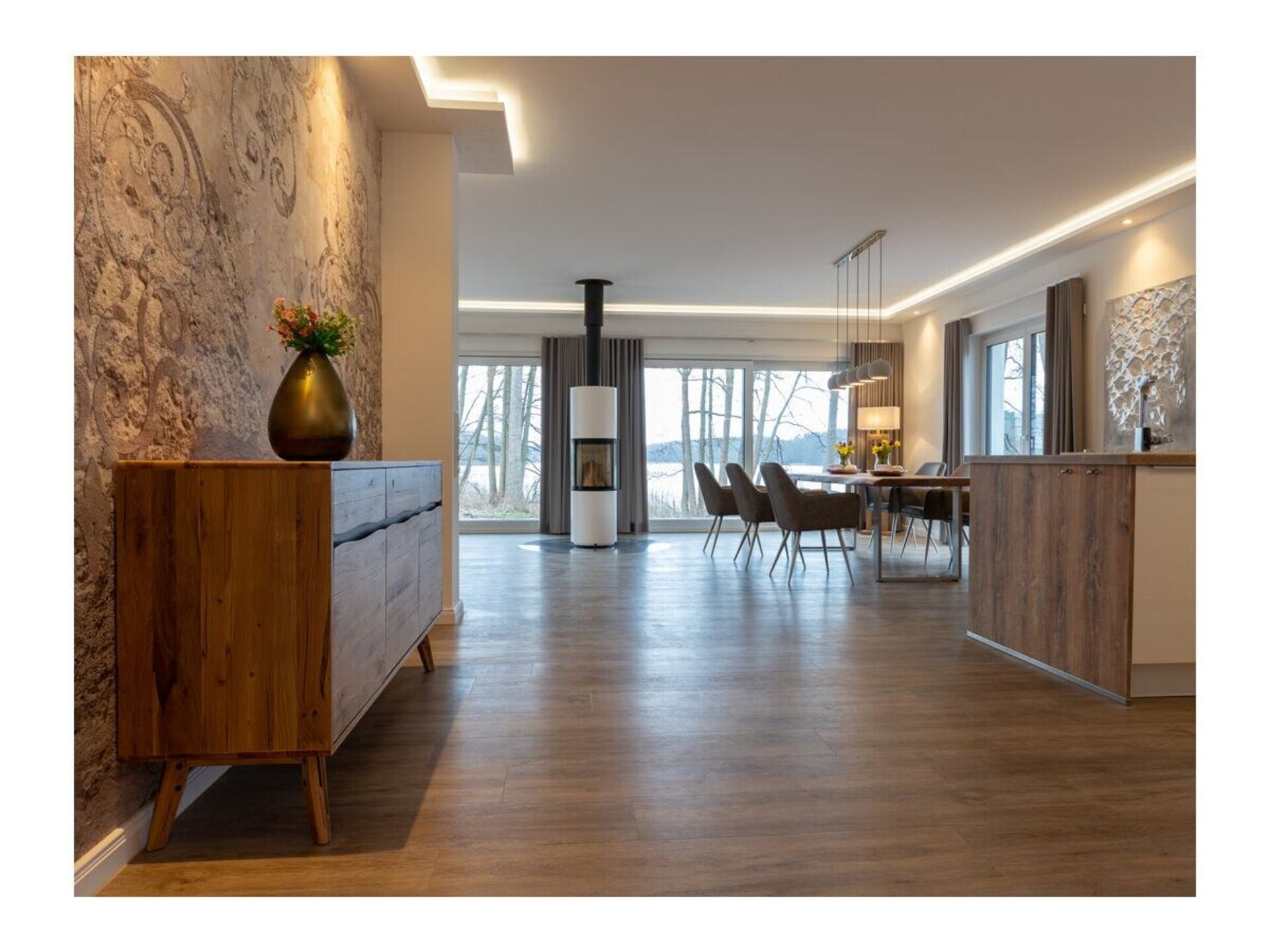 Luxe villa aan Großer Lychen-meer met privé sauna en waterrecreatie - foto 23