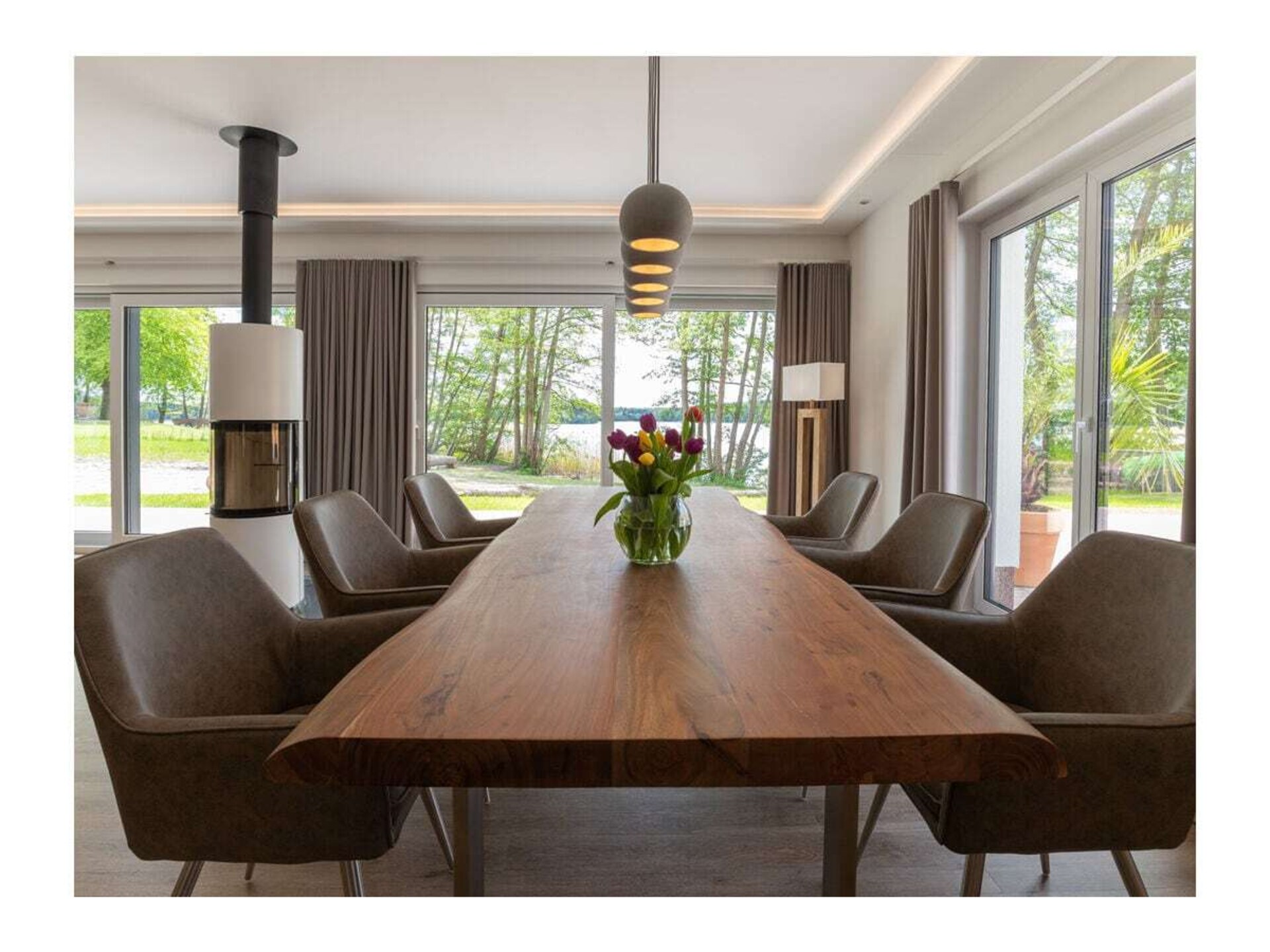 Luxe villa aan Großer Lychen-meer met privé sauna en waterrecreatie - foto 32
