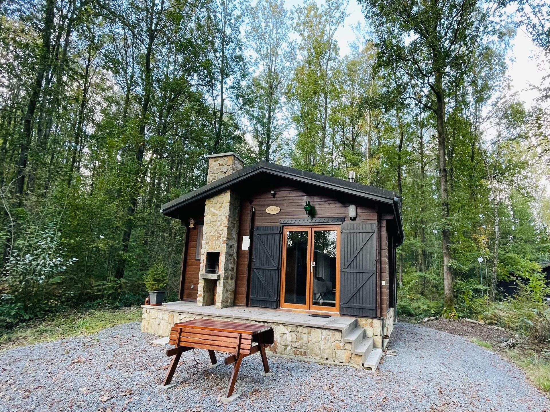 Gezellig houtkachel-chalet voor 4 personen in Viroinval - foto 1