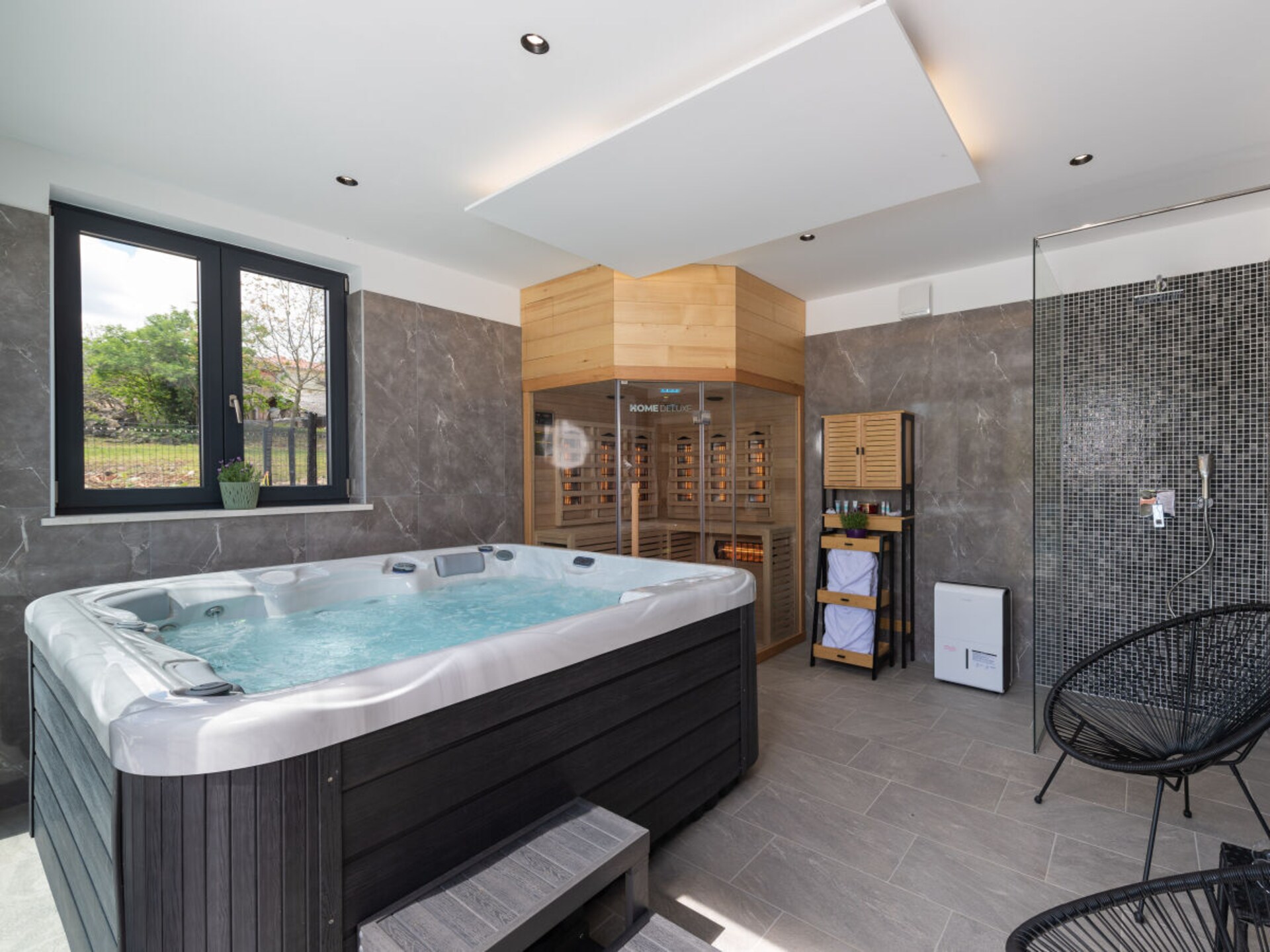 Villa Alison in Županići: privé wellness met verwarmd zwembad en sauna - foto 49