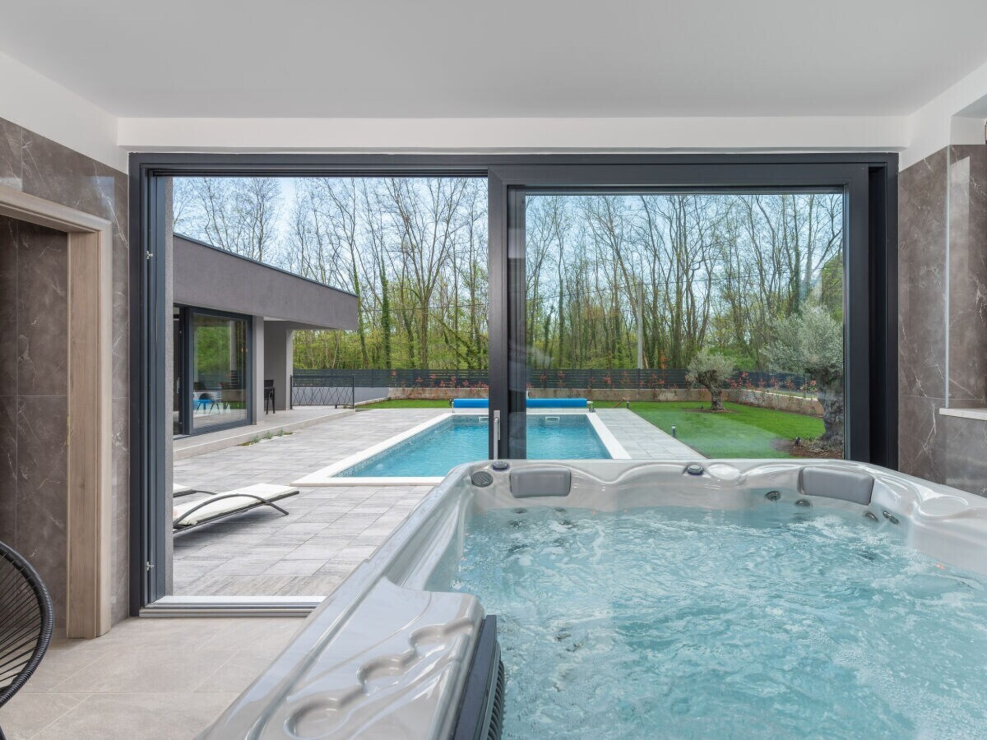 Villa Alison in Županići: privé wellness met verwarmd zwembad en sauna - foto 50