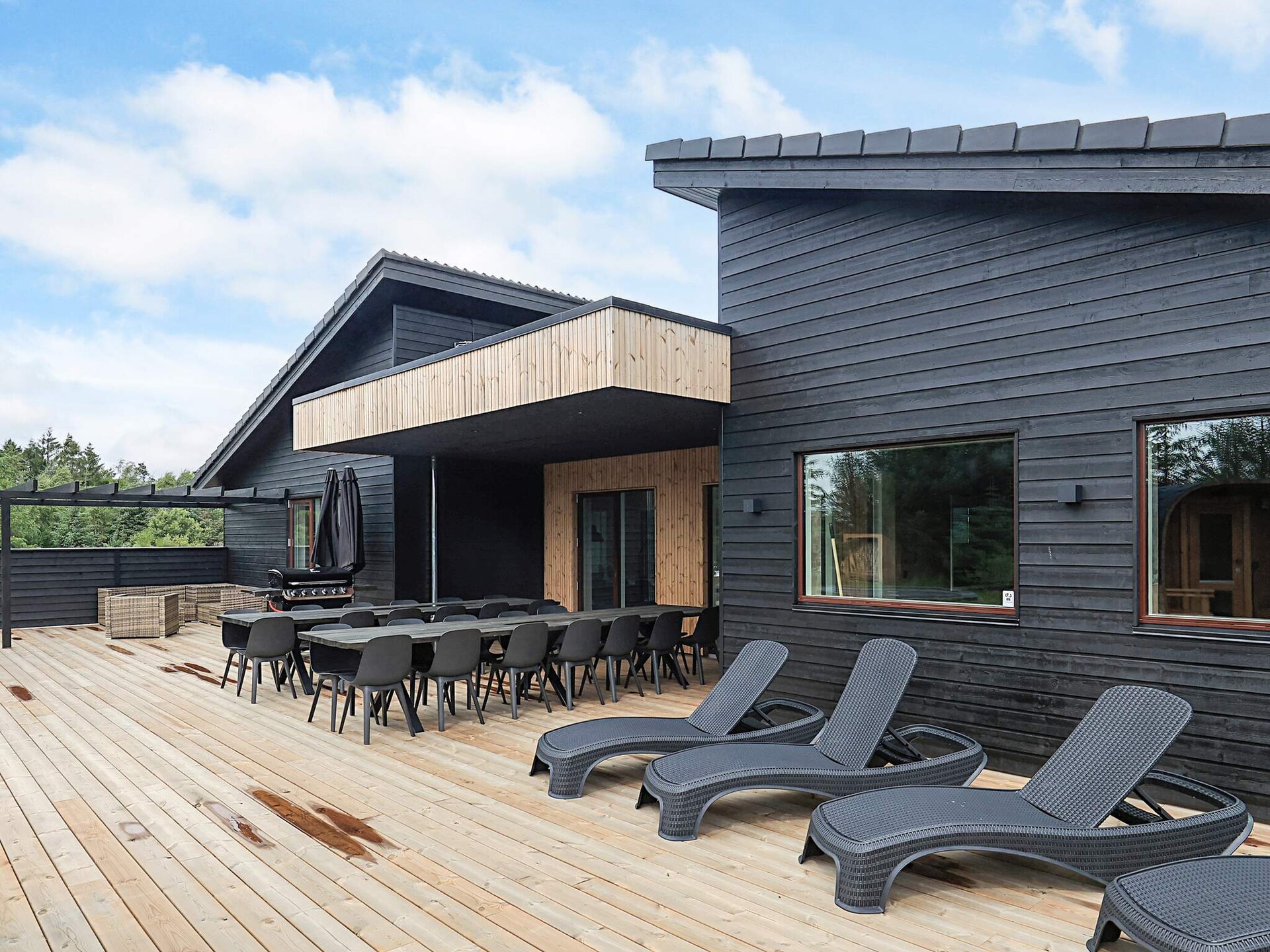 Exclusief architectenhuis voor 26 personen met zwembad en wellness nabij Limfjord - foto 3