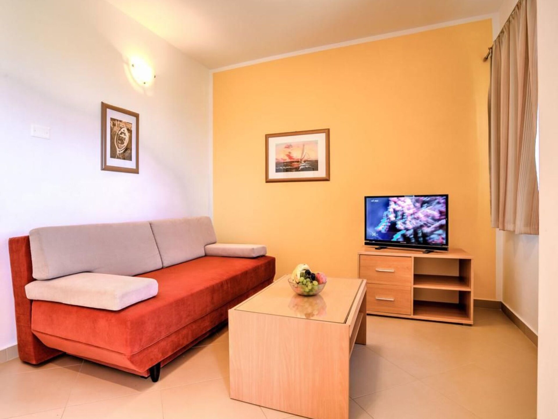 Rustiek appartement in Brsec met gedeeld zwembad en panoramisch zeezicht - foto 1