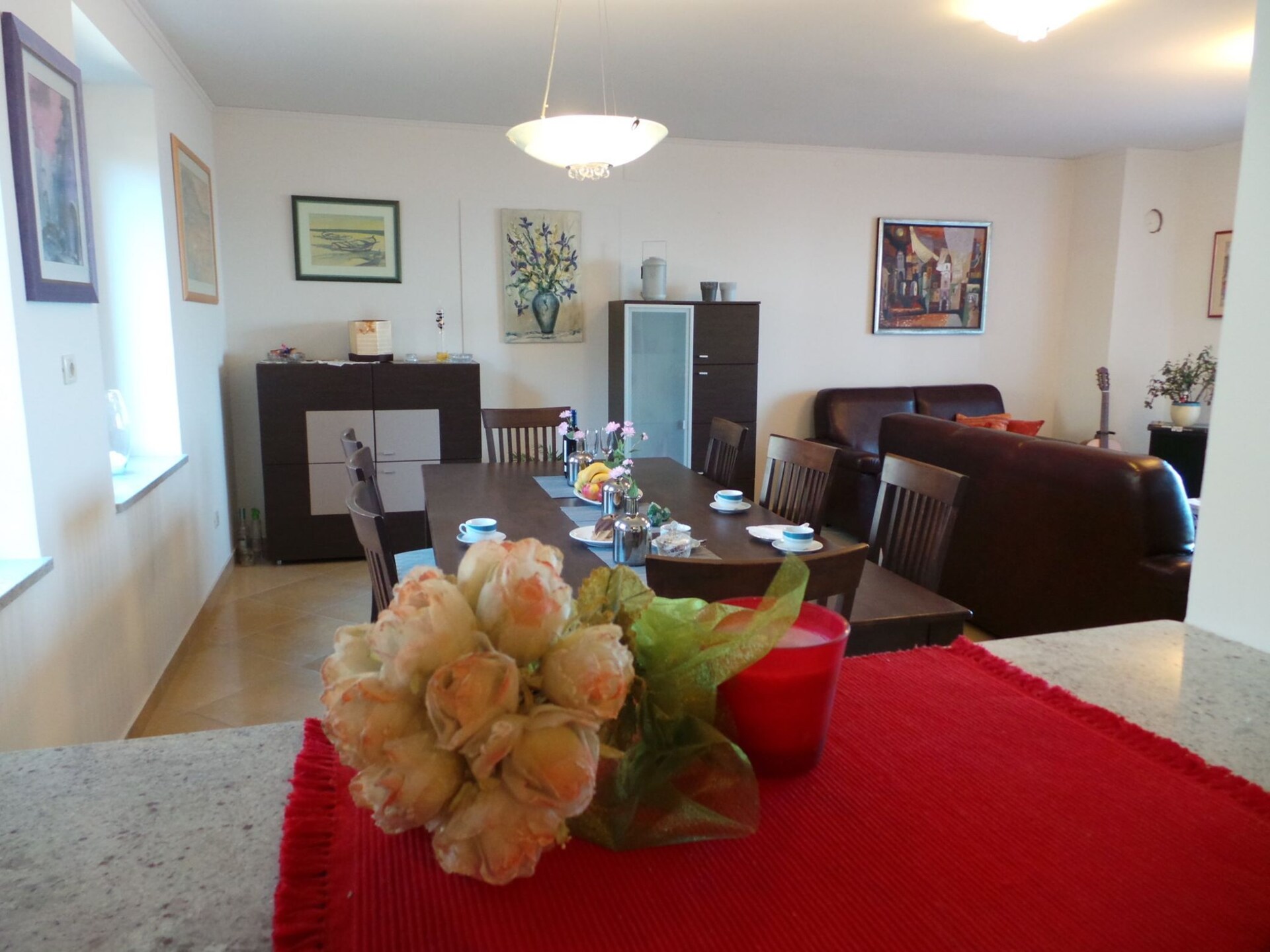 Prachtig appartement in Lovran met balkon en weids uitzicht op zee - foto 1
