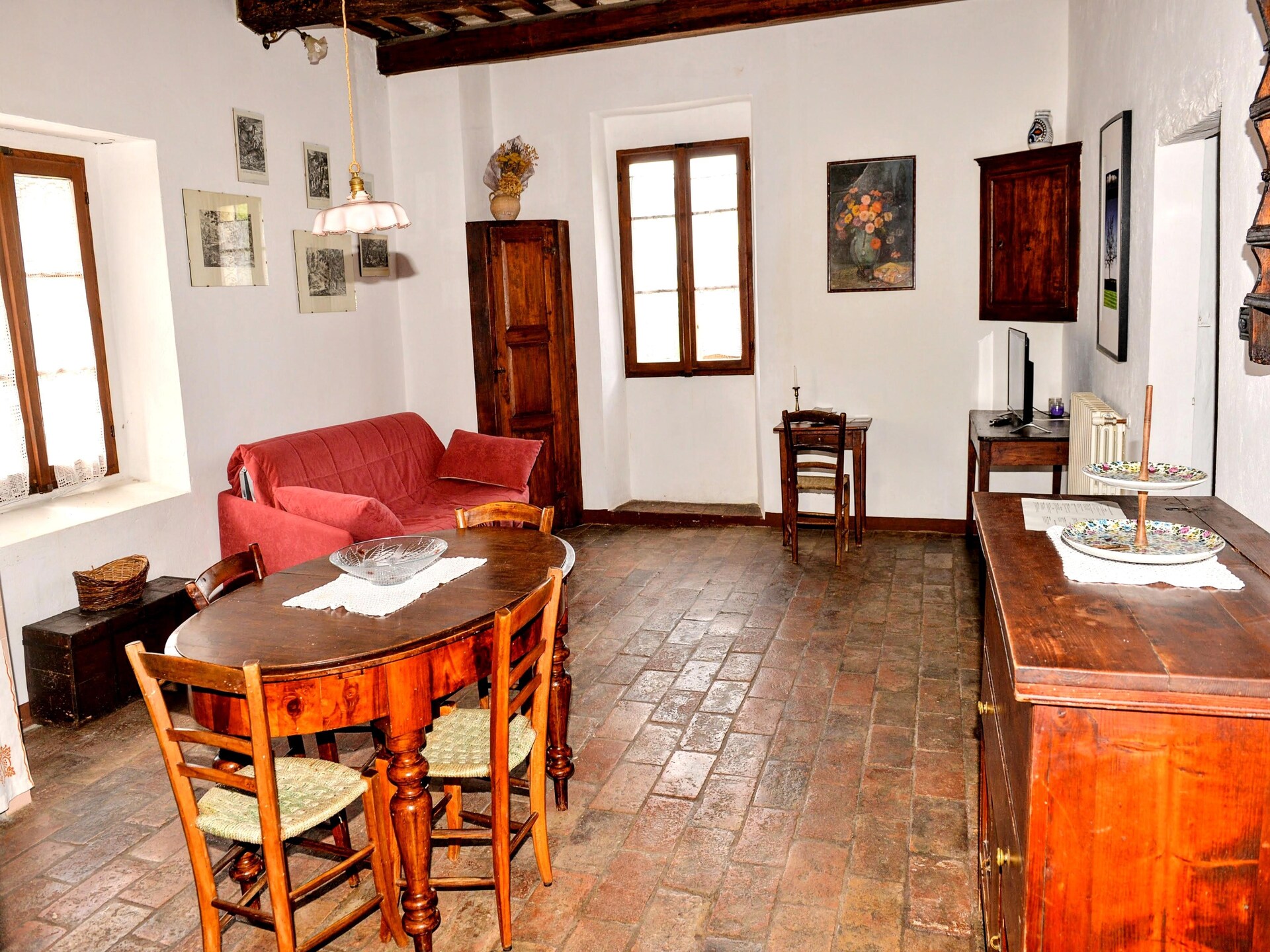 Authentiek vakantiehuis Pozzo in de Toscaans-Romaanse heuvels bij Modigliana - foto 3