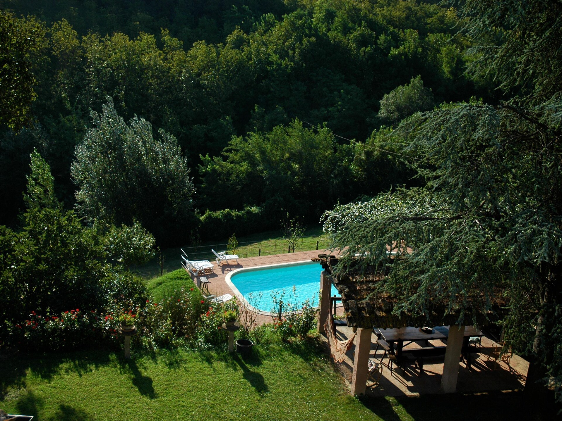 Authentiek Toscaans vakantiehuis met privétuin en panoramisch uitzicht - foto 11
