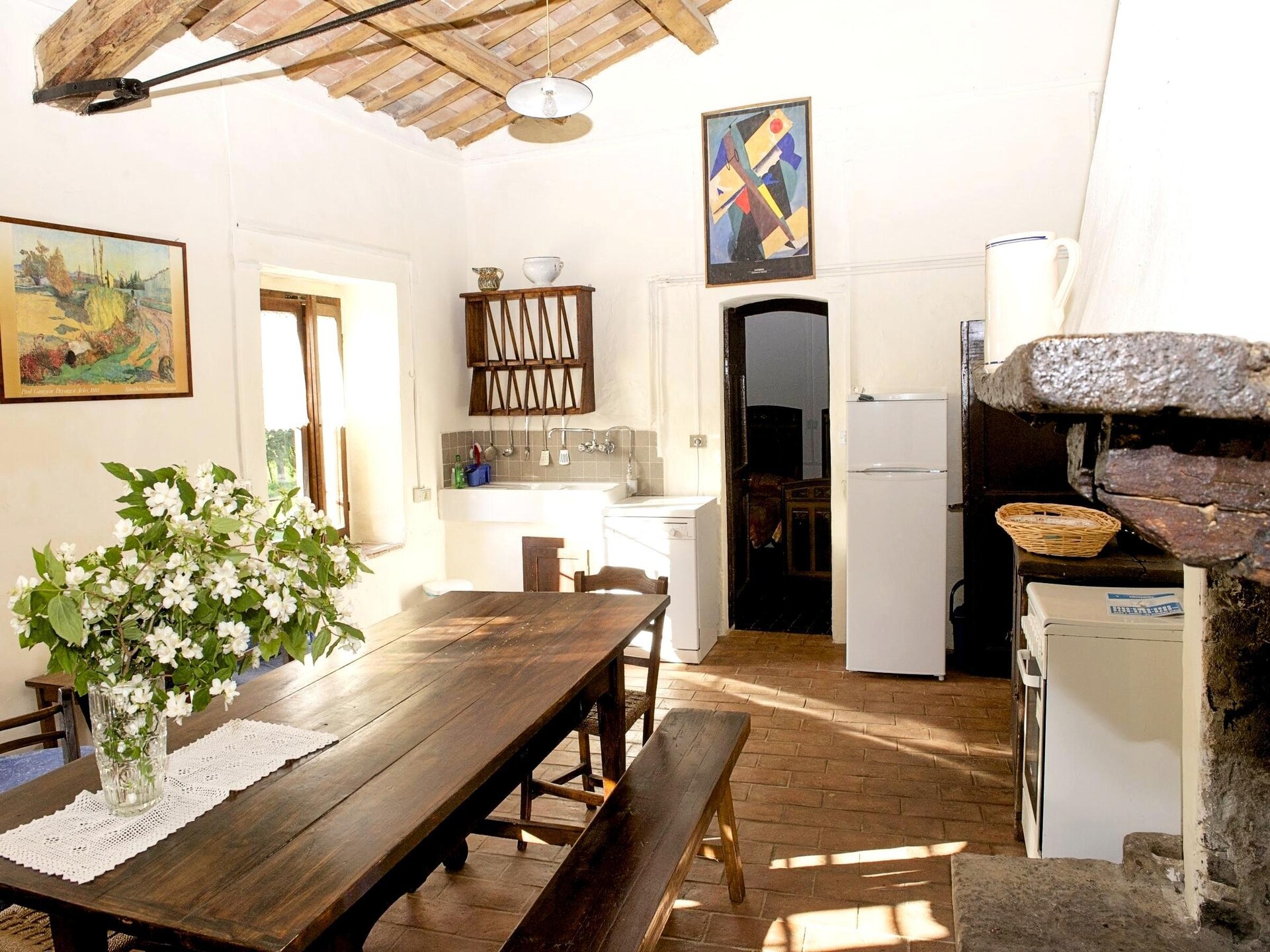 Authentiek Toscaans vakantiehuis met privétuin en panoramisch uitzicht - foto 19