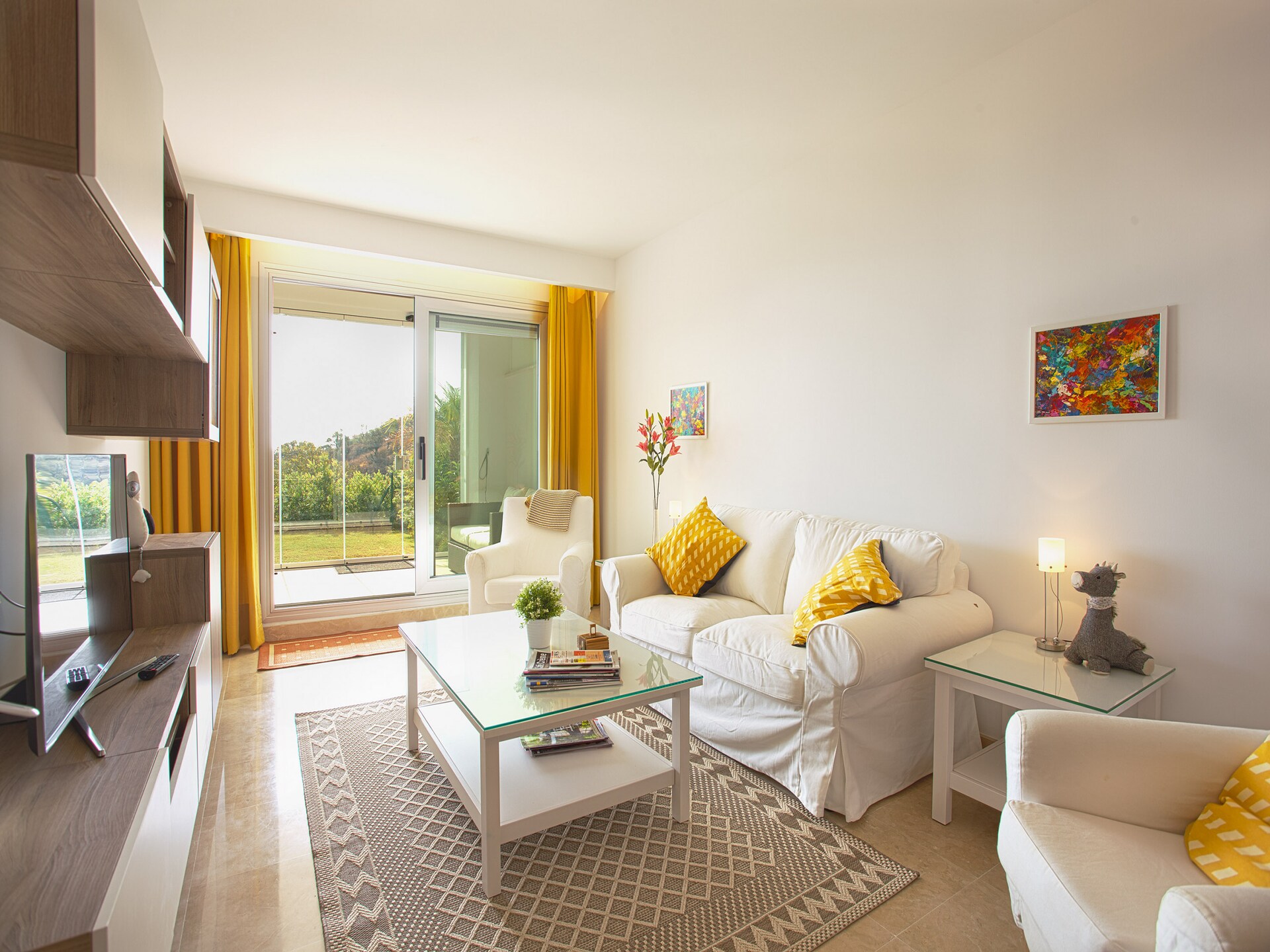 Licht appartement aan de golfbaan in Ojén met gemeenschappelijk zwembad - foto 17