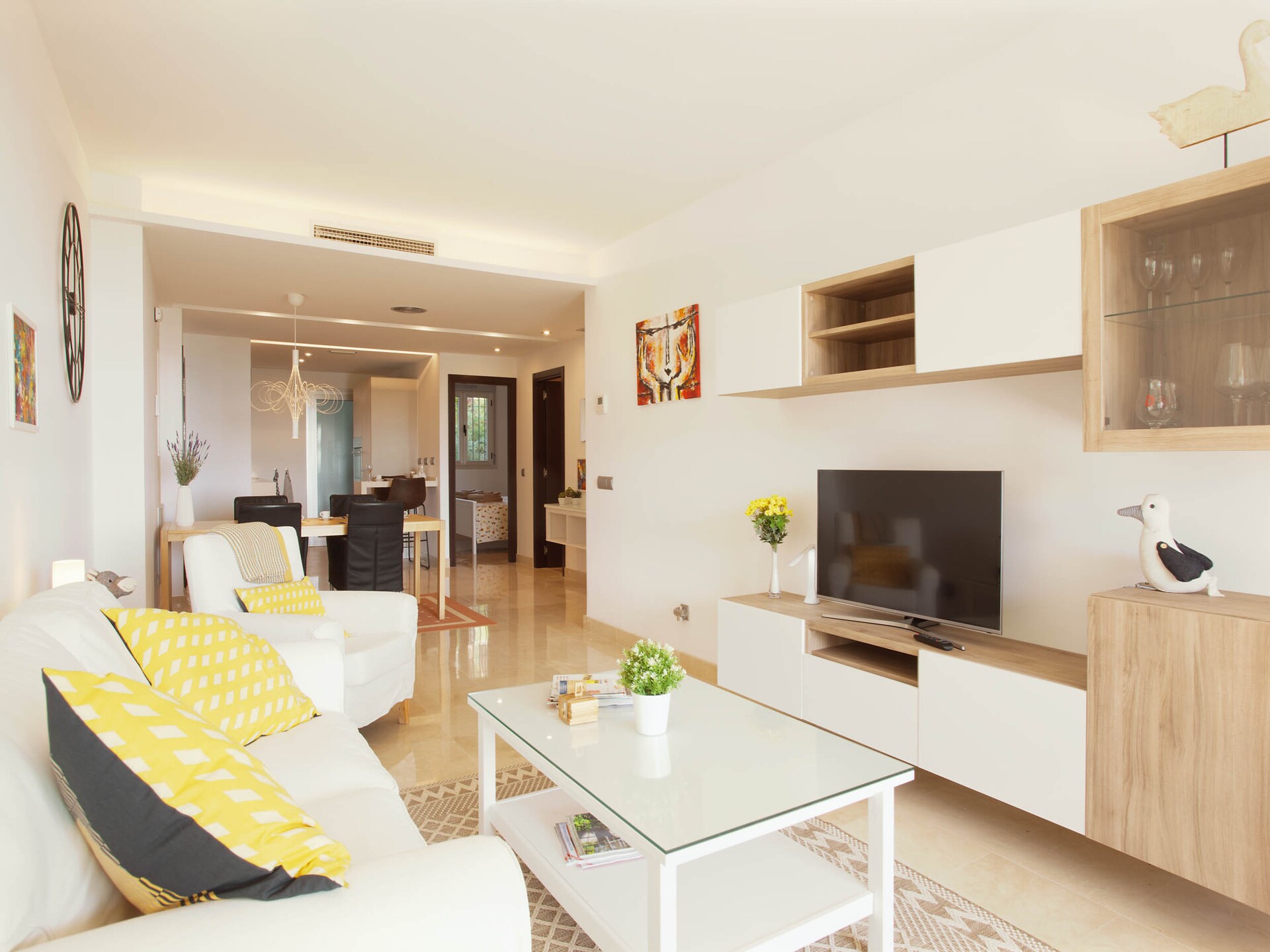 Licht appartement aan de golfbaan in Ojén met gemeenschappelijk zwembad - foto 2