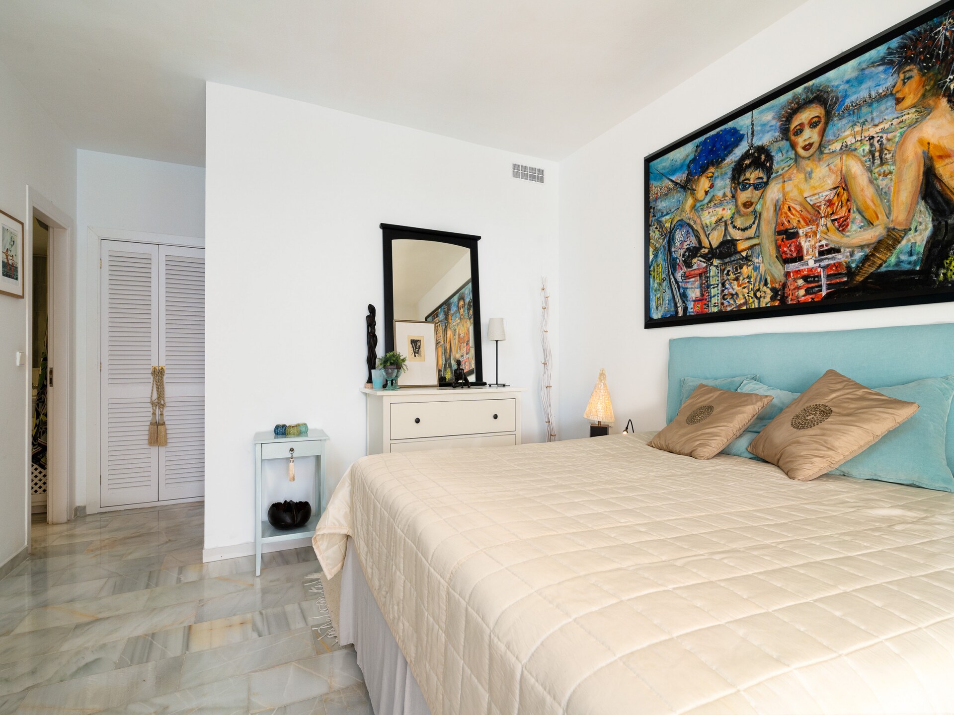 Licht appartement aan de golfbaan met gemeenschappelijk zwembad in Ojén - foto 12