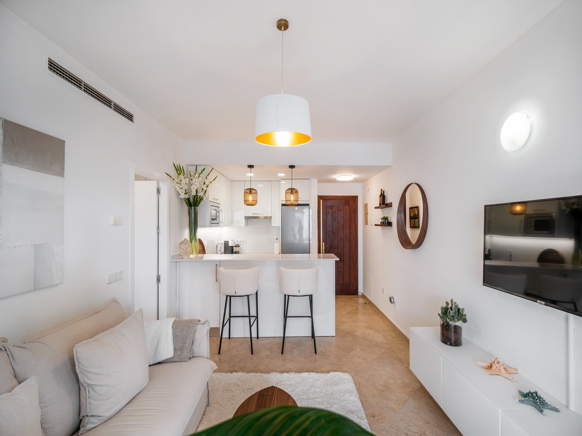 Knus appartement aan de golfbaan in Estepona, strand op 80 meter - foto 9