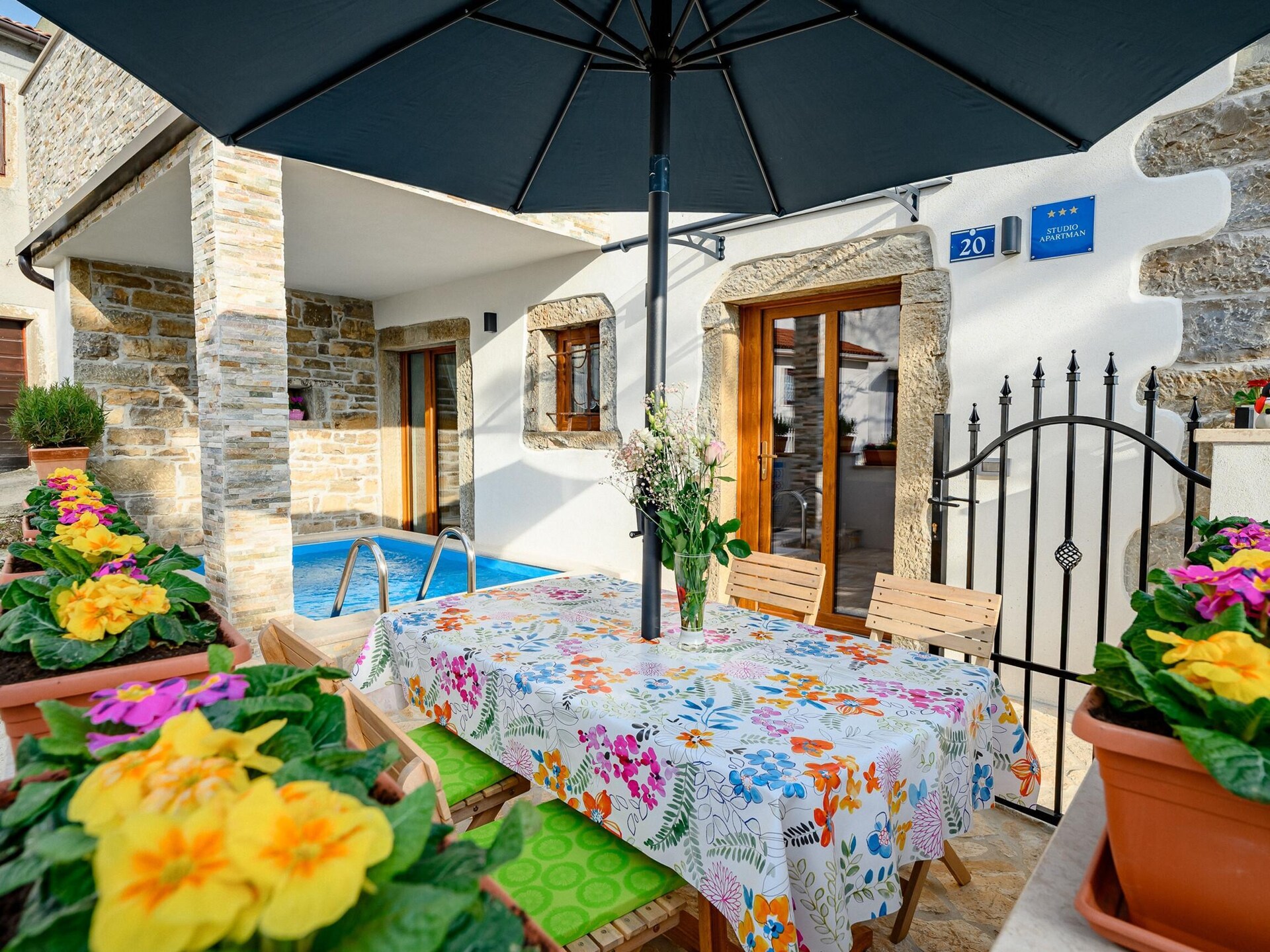 Vakantiehuis met privézwembad in Grožnjan voor 4 personen - foto 23