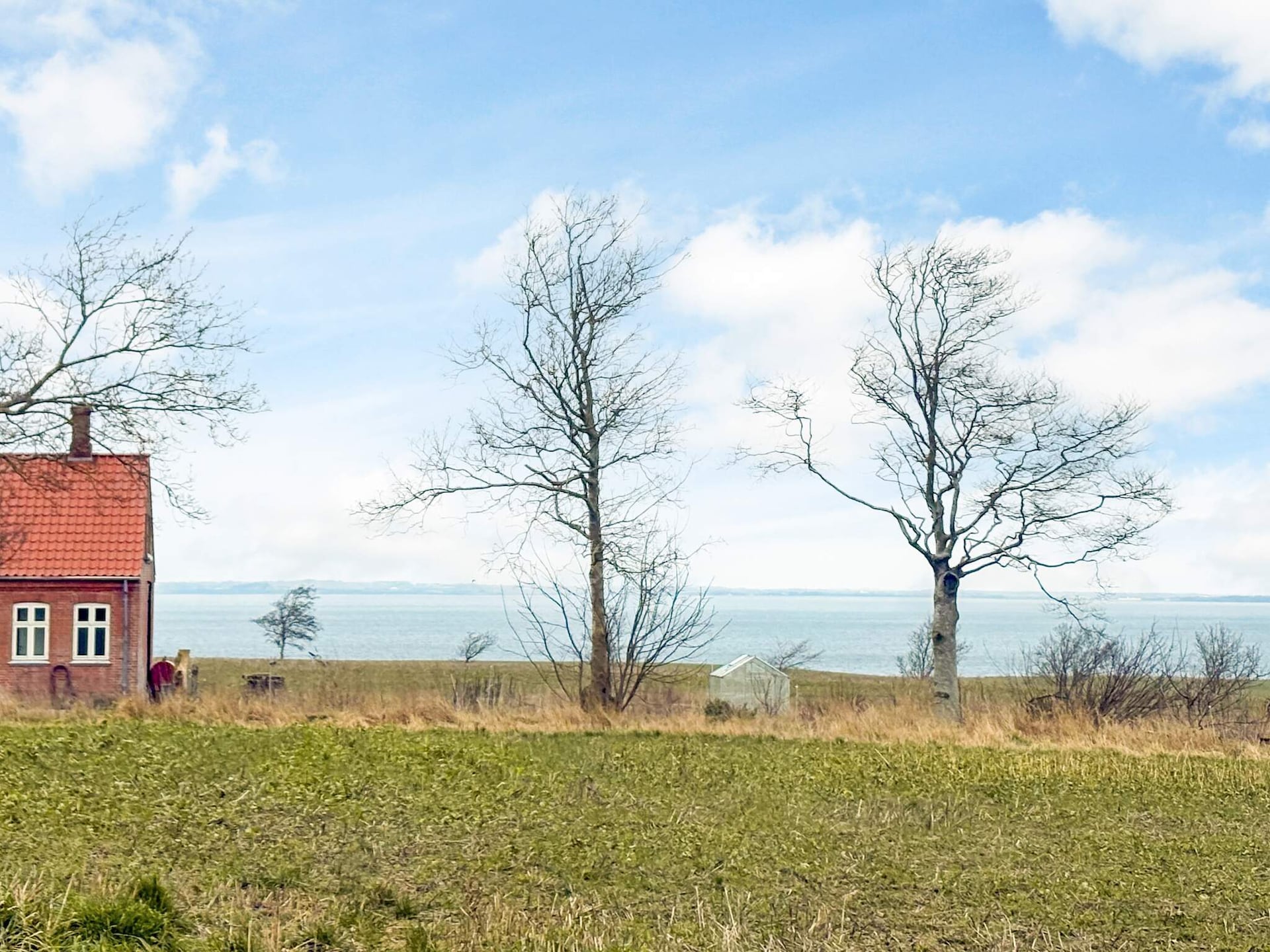 Landhuis bij Roslev met panoramisch zeezicht, dicht bij het strand - foto 2