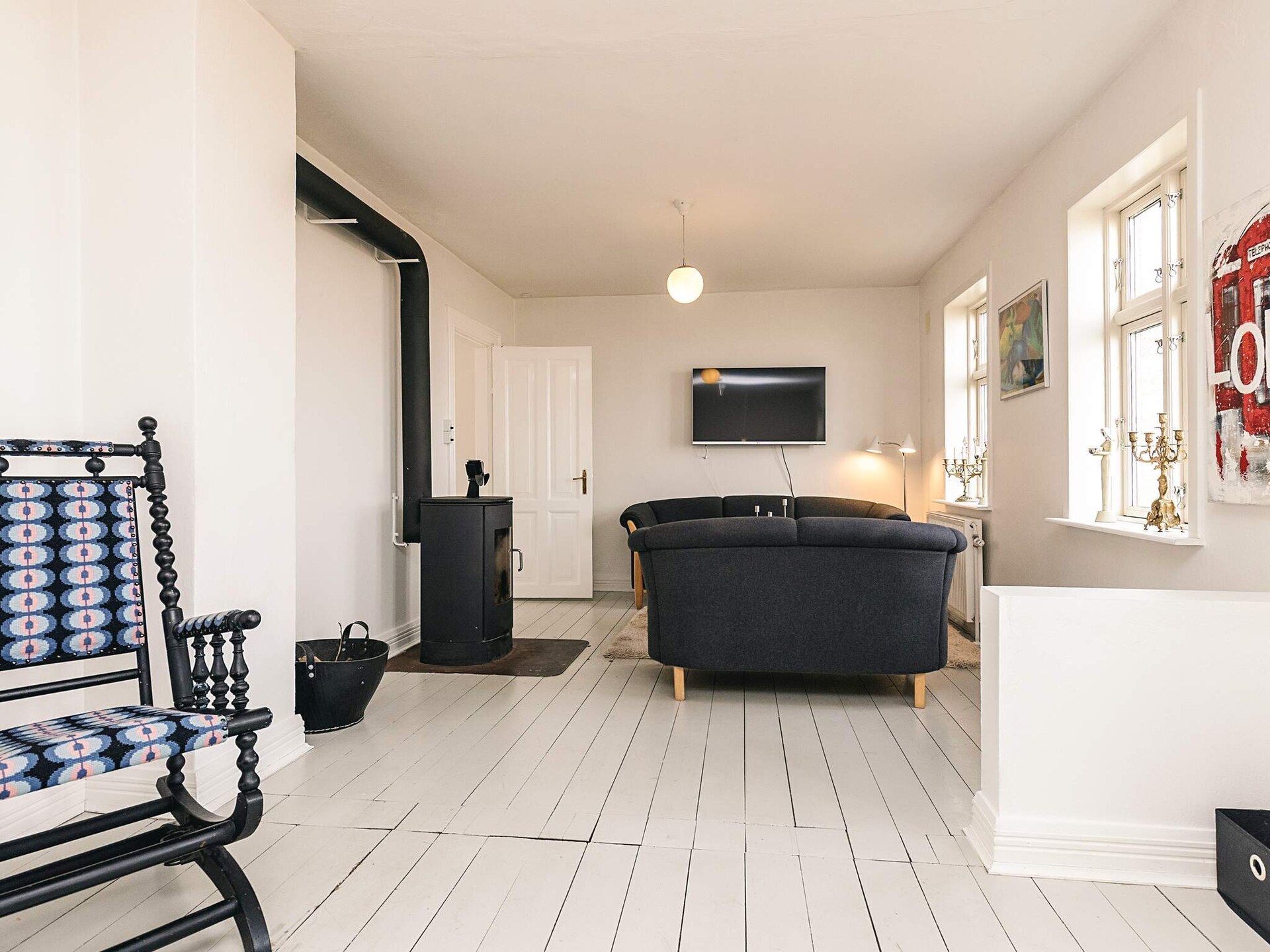 Landhuis bij Roslev met panoramisch zeezicht, dicht bij het strand - foto 33