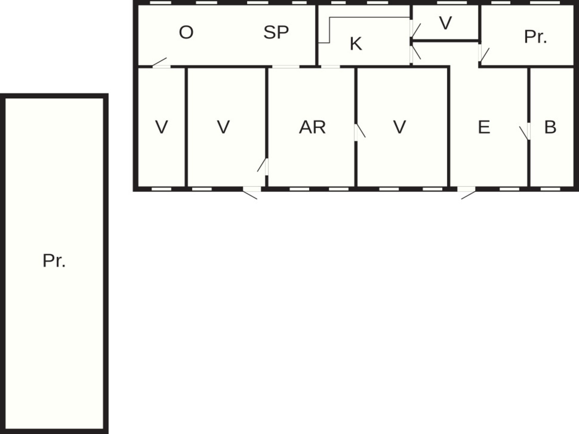 Landhuis bij Roslev met panoramisch zeezicht, dicht bij het strand - foto 41