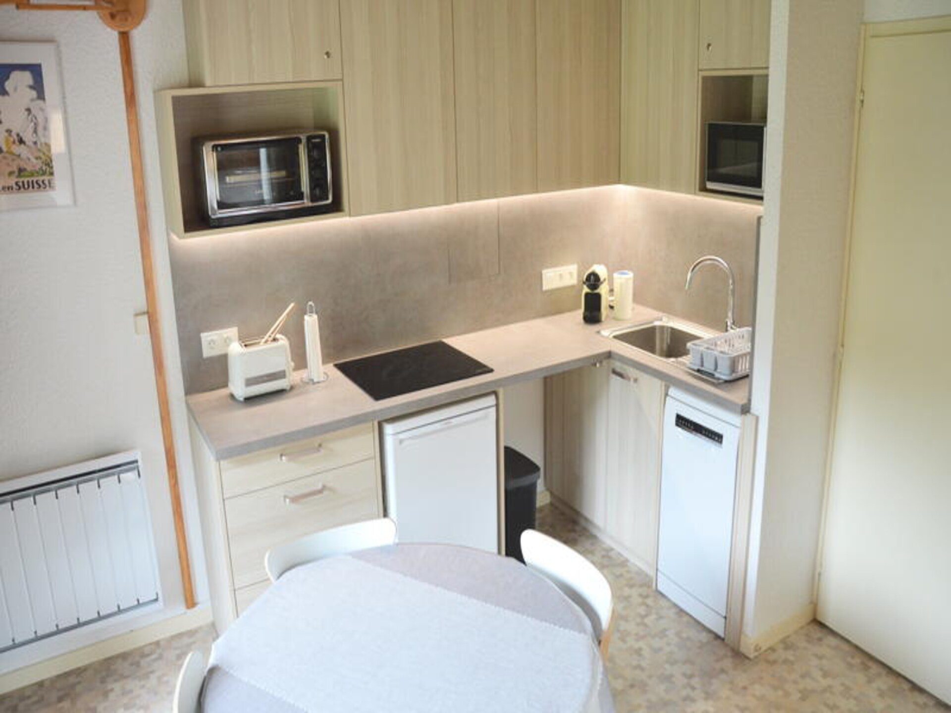 Licht 3-kamerappartement in Châtel, 900m van het centrum, 6p - foto 8