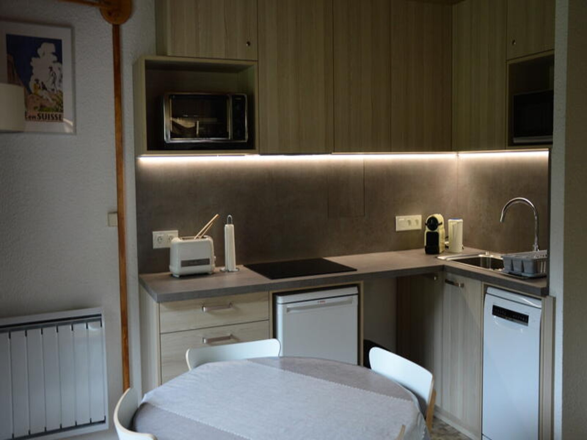 Licht 3-kamerappartement in Châtel, 900m van het centrum, 6p - foto 10
