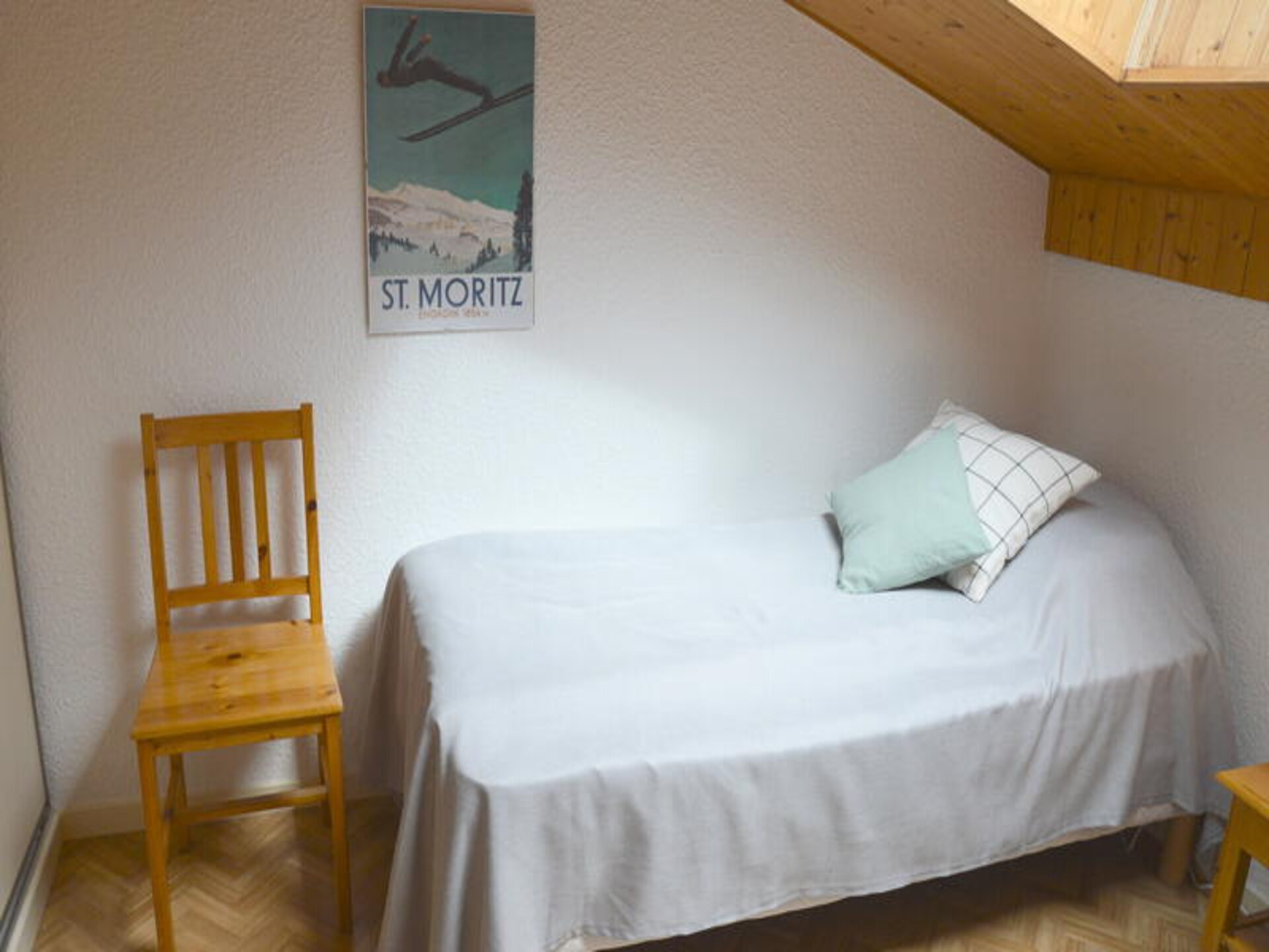 Licht 3-kamerappartement in Châtel, 900m van het centrum, 6p - foto 11