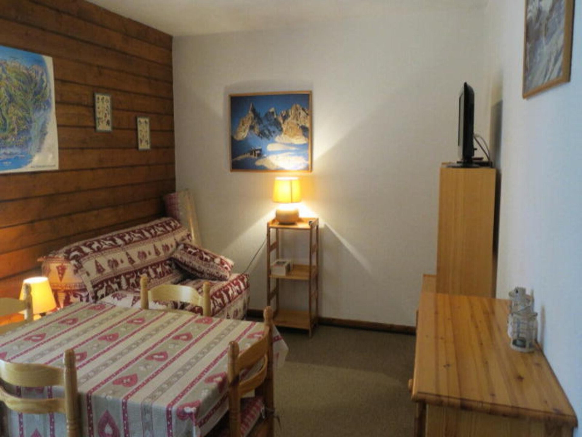 Knusse studio aan voet van Mont Blanc met privéterras in Combloux - foto 6