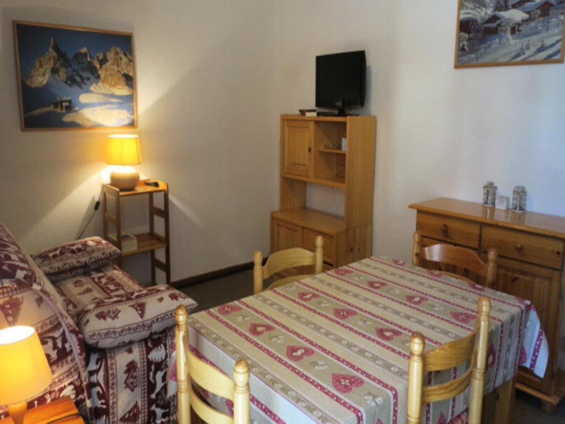 Knusse studio aan voet van Mont Blanc met privéterras in Combloux - foto 8