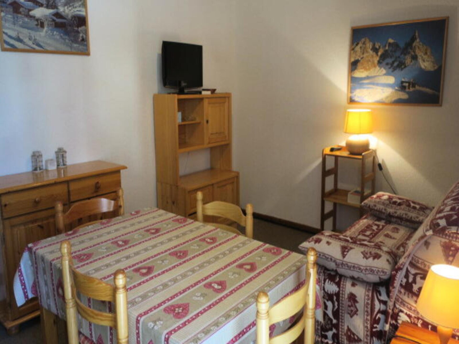 Knusse studio aan voet van Mont Blanc met privéterras in Combloux - foto 20