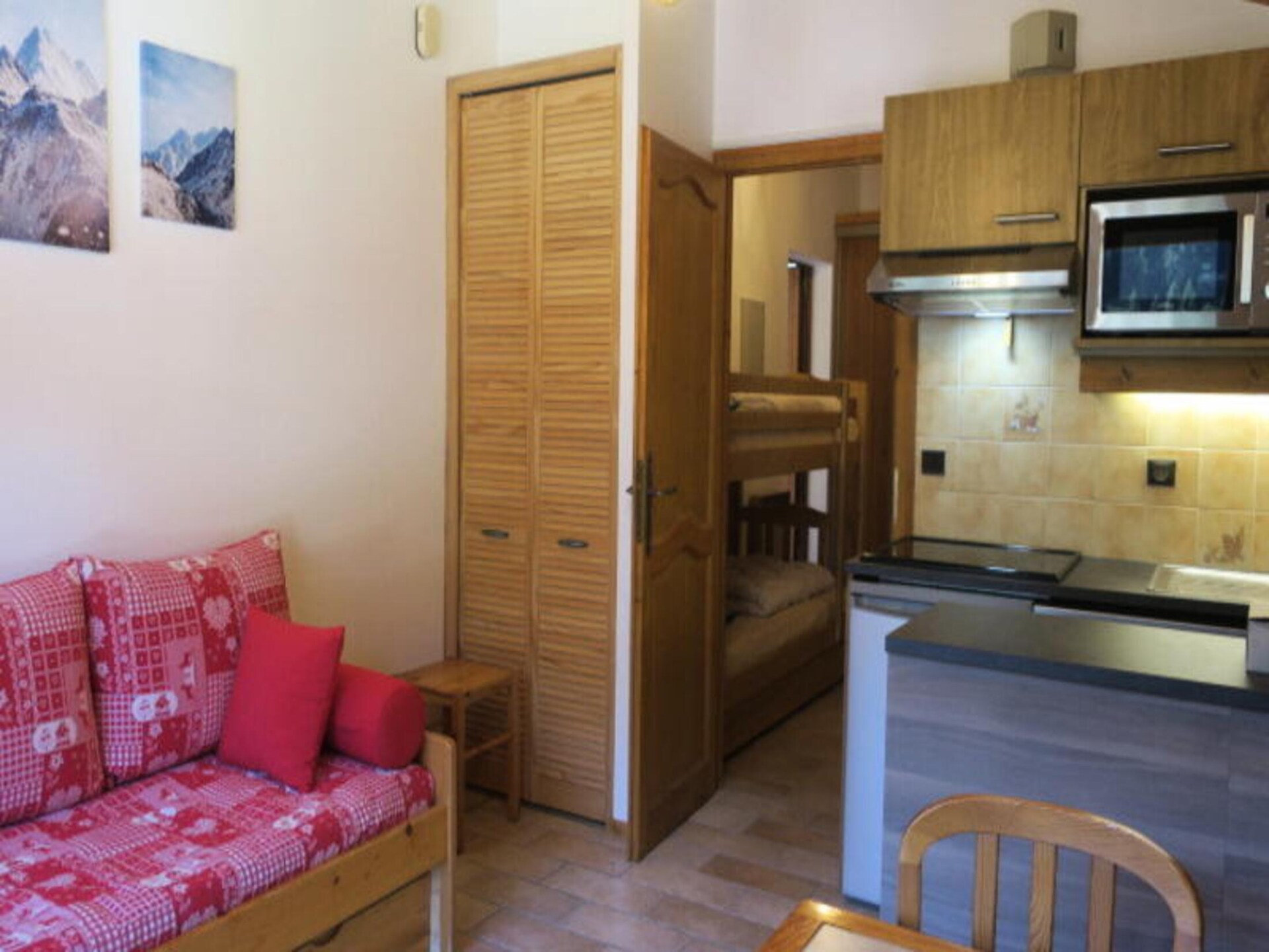 Appartement Résidence Les Perthuis in Châtel, 300m van Linga-kabelbaan - foto 8