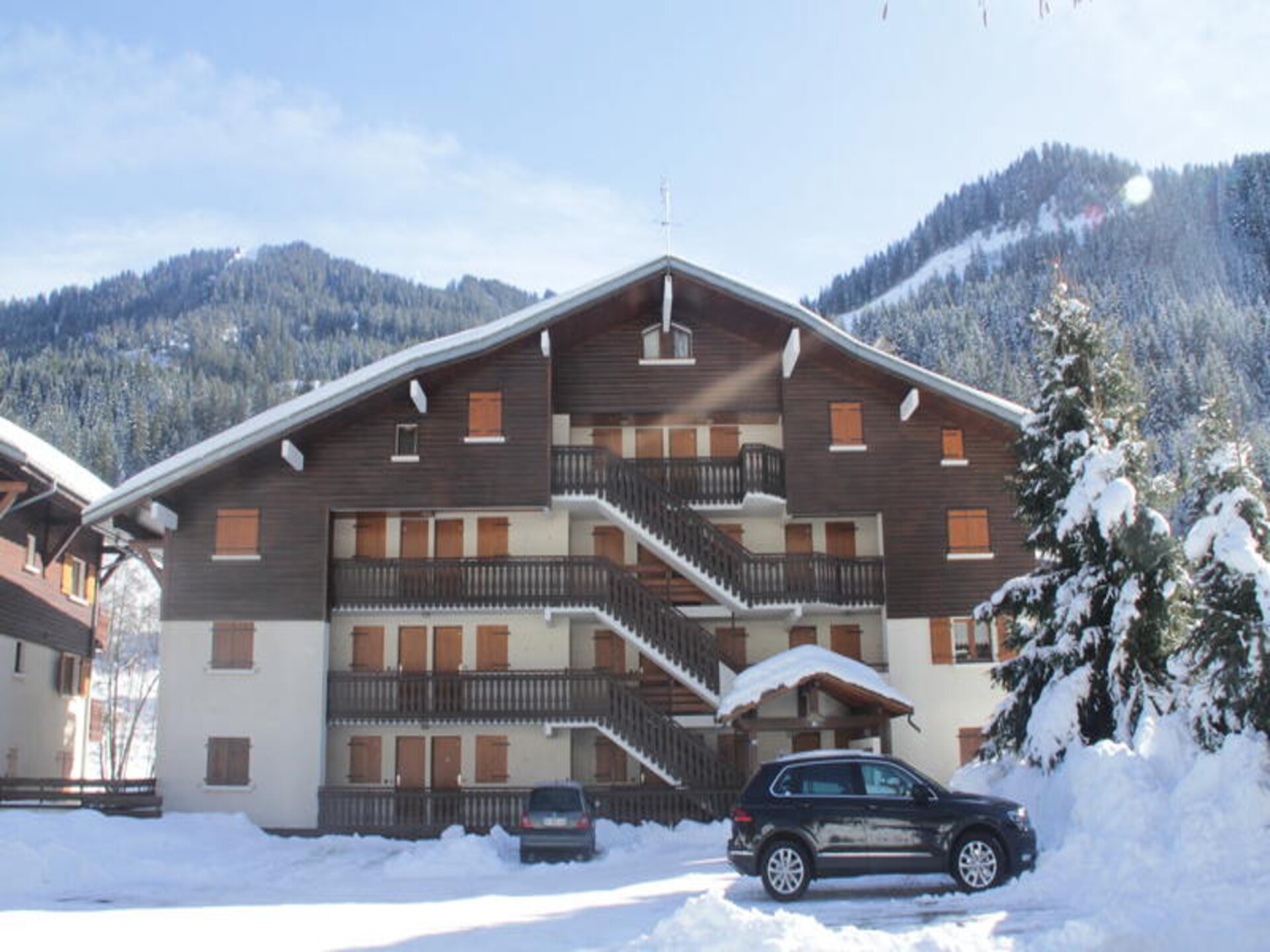 Résidence Le Mermy: knus appartement voor 8 bij de Linga-kabelbaan in Châtel - foto 1