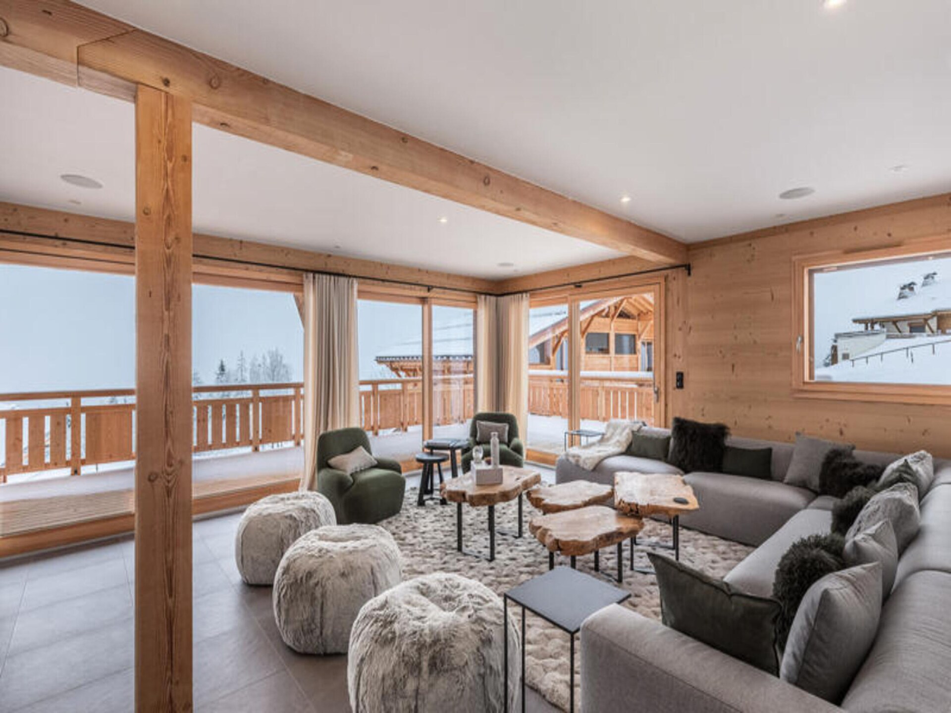 Luxe chalet Combloux: 12p, wellness, ski-in/ski-out, Mont Blanc-uitzicht - foto 16