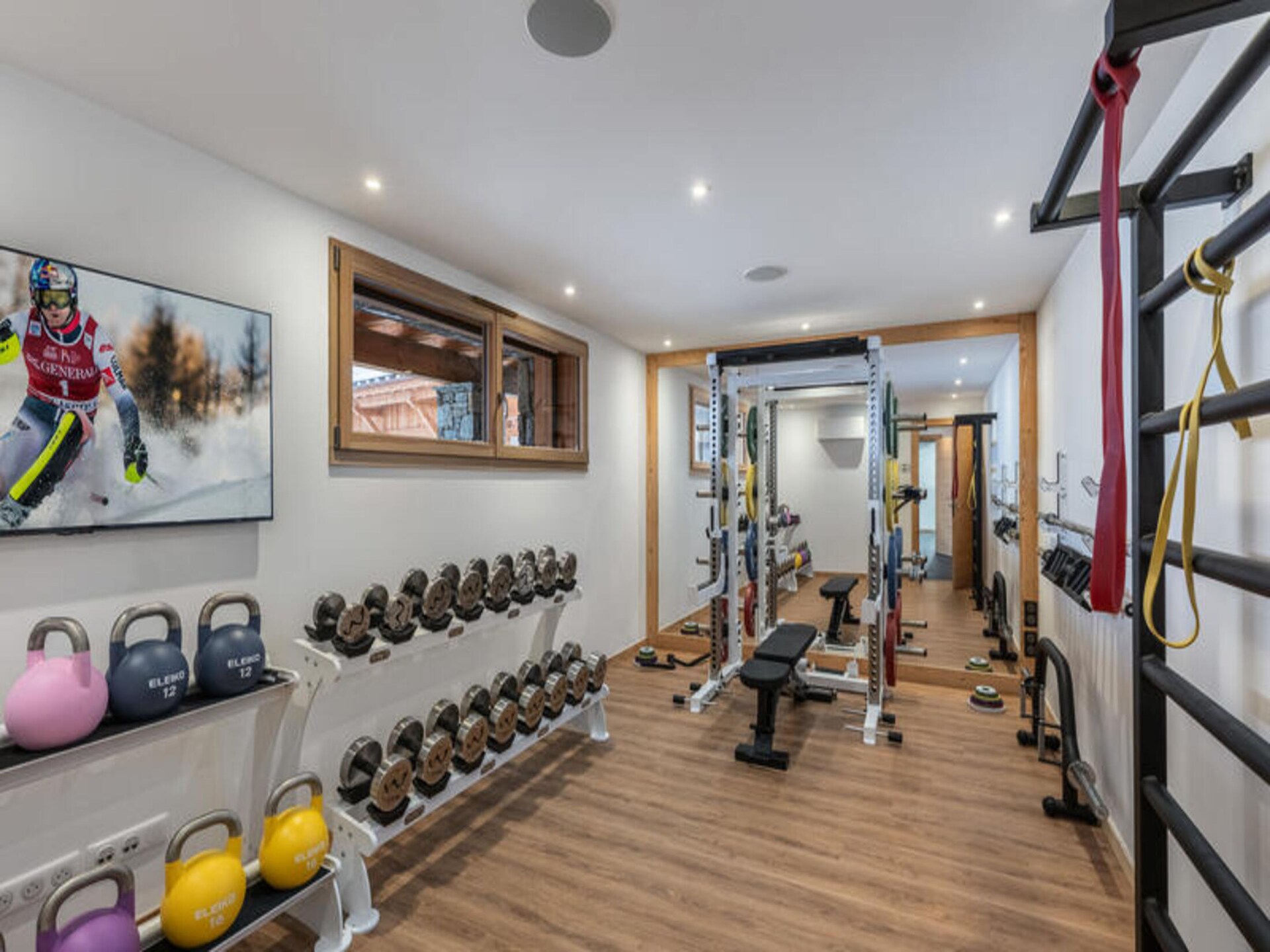 Luxe chalet Combloux: 12p, wellness, ski-in/ski-out, Mont Blanc-uitzicht - foto 9