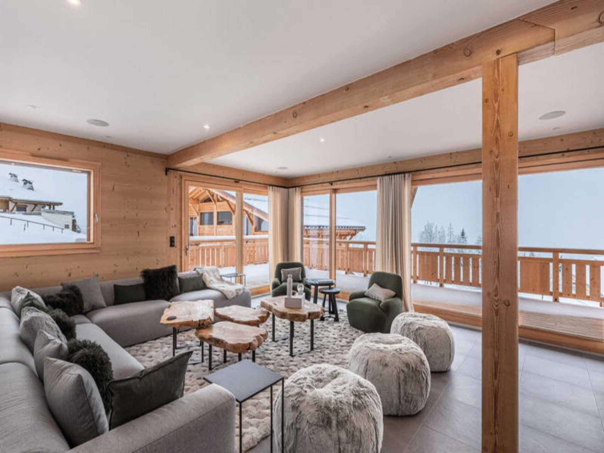 Luxe chalet Combloux: 12p, wellness, ski-in/ski-out, Mont Blanc-uitzicht - foto 11