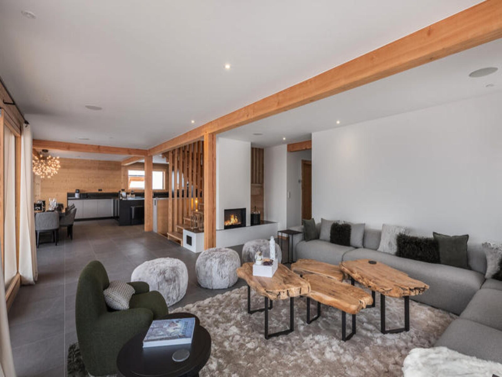 Luxe chalet Combloux: 12p, wellness, ski-in/ski-out, Mont Blanc-uitzicht - foto 12
