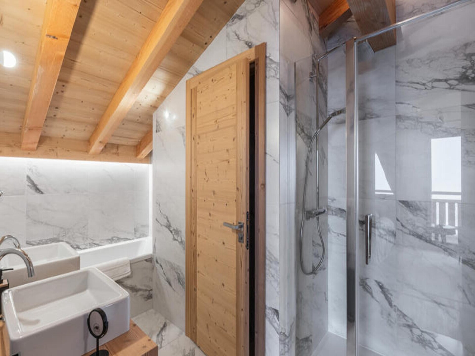 Luxe chalet Combloux: 12p, wellness, ski-in/ski-out, Mont Blanc-uitzicht - foto 26
