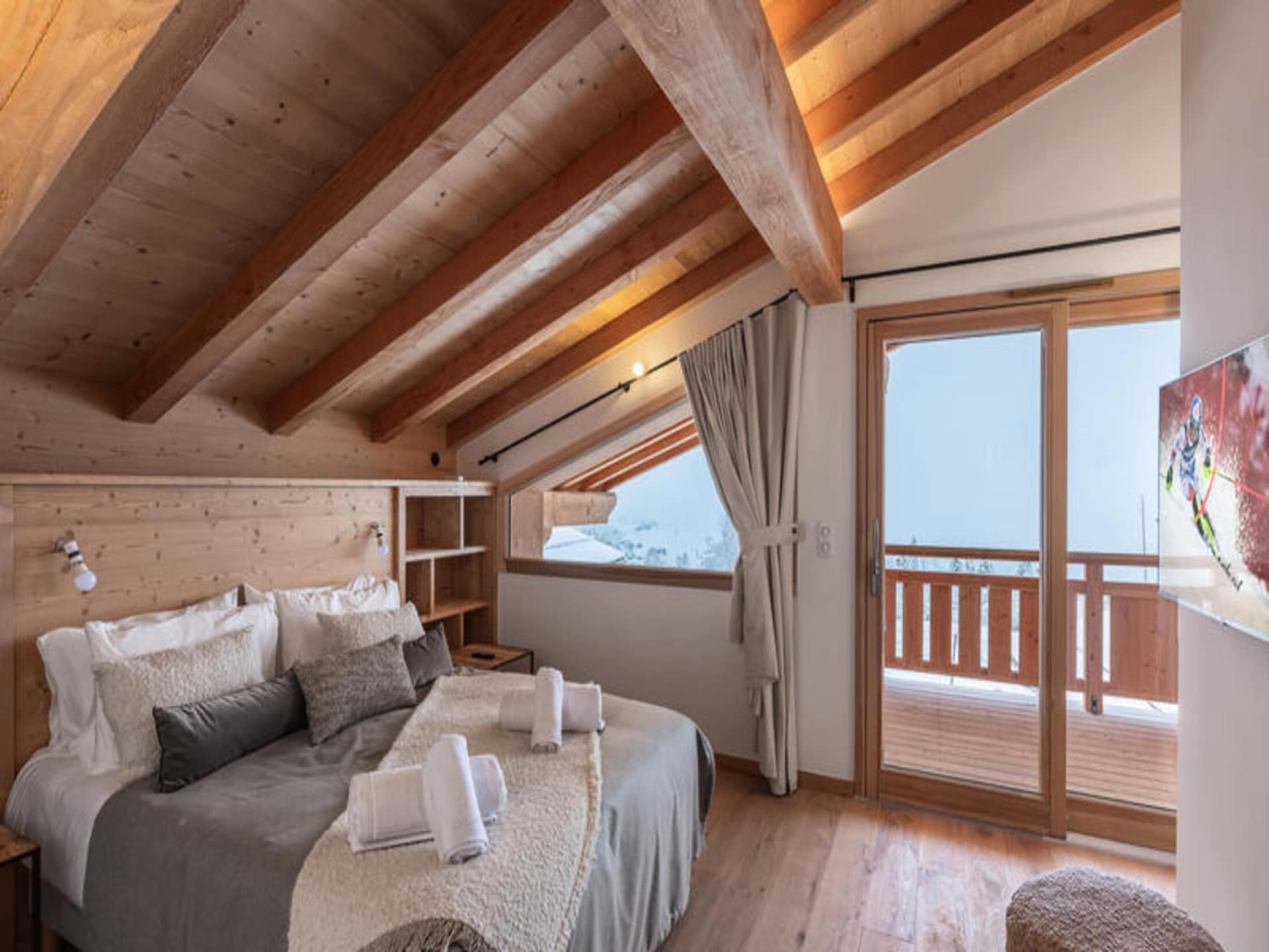 Luxe chalet Combloux: 12p, wellness, ski-in/ski-out, Mont Blanc-uitzicht - foto 27
