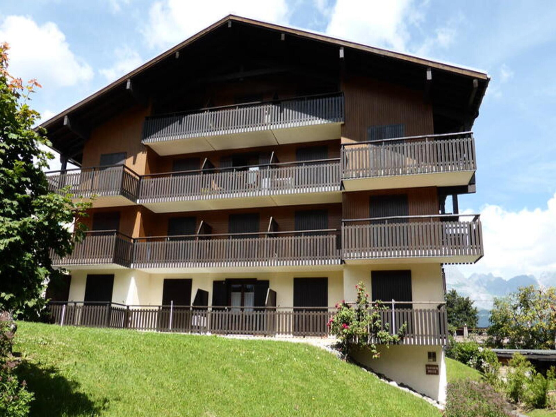 Résidence Le Royal: sfeervol appartement met Mont-Blanc uitzicht in Combloux - foto 3