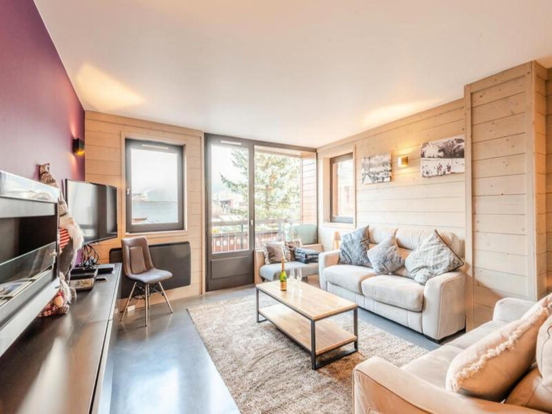 Stijlvol appartement in het hart van Morzine met balkon, 6 personen - foto 16