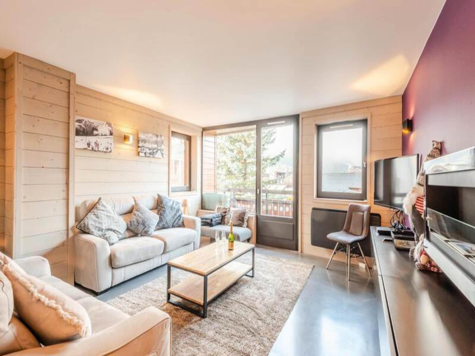 Stijlvol appartement in het hart van Morzine met balkon, 6 personen - foto 22