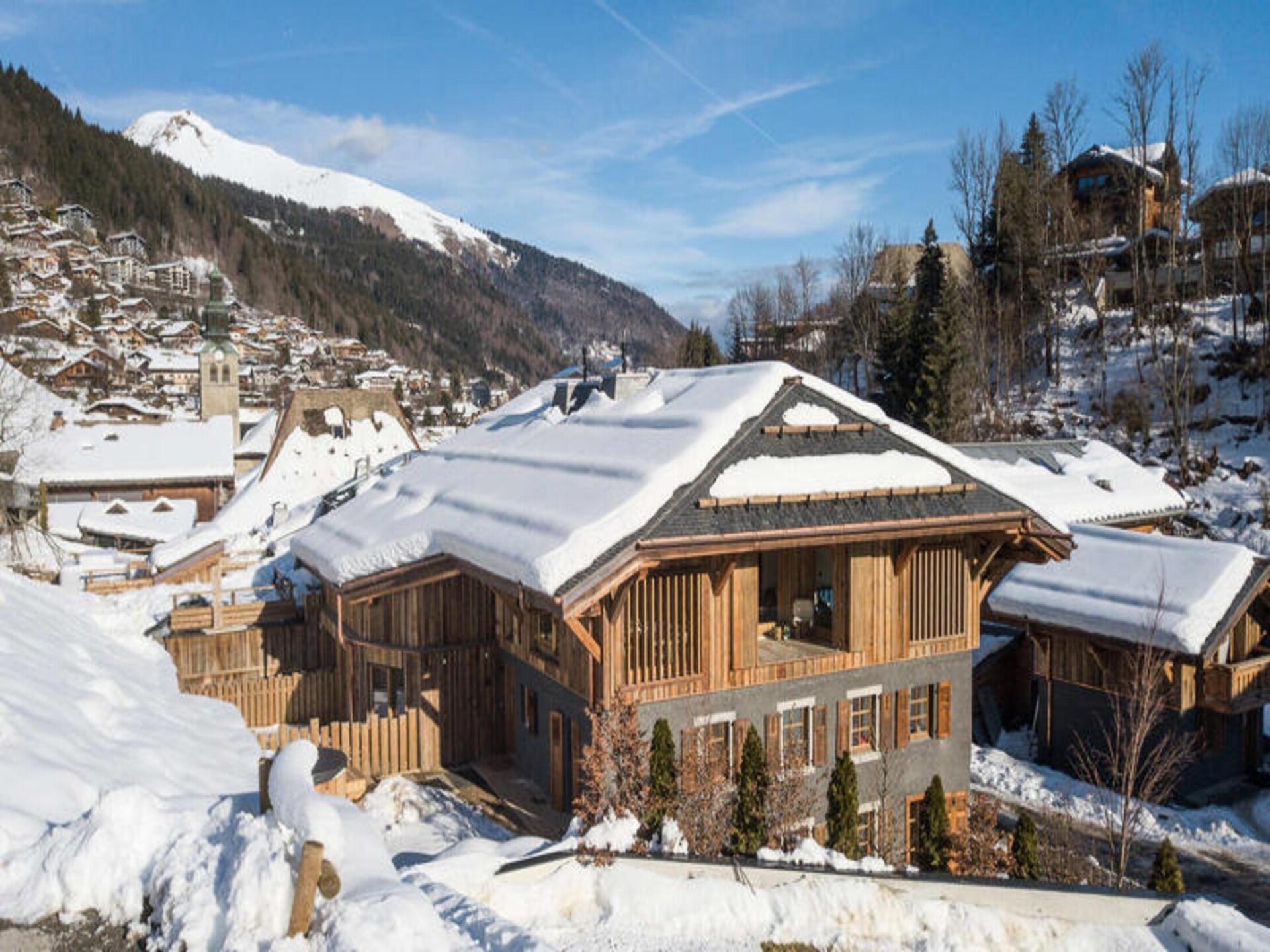 Gerenoveerd chaletappartement in het oude hart van Morzine, vlakbij de piste - foto 7