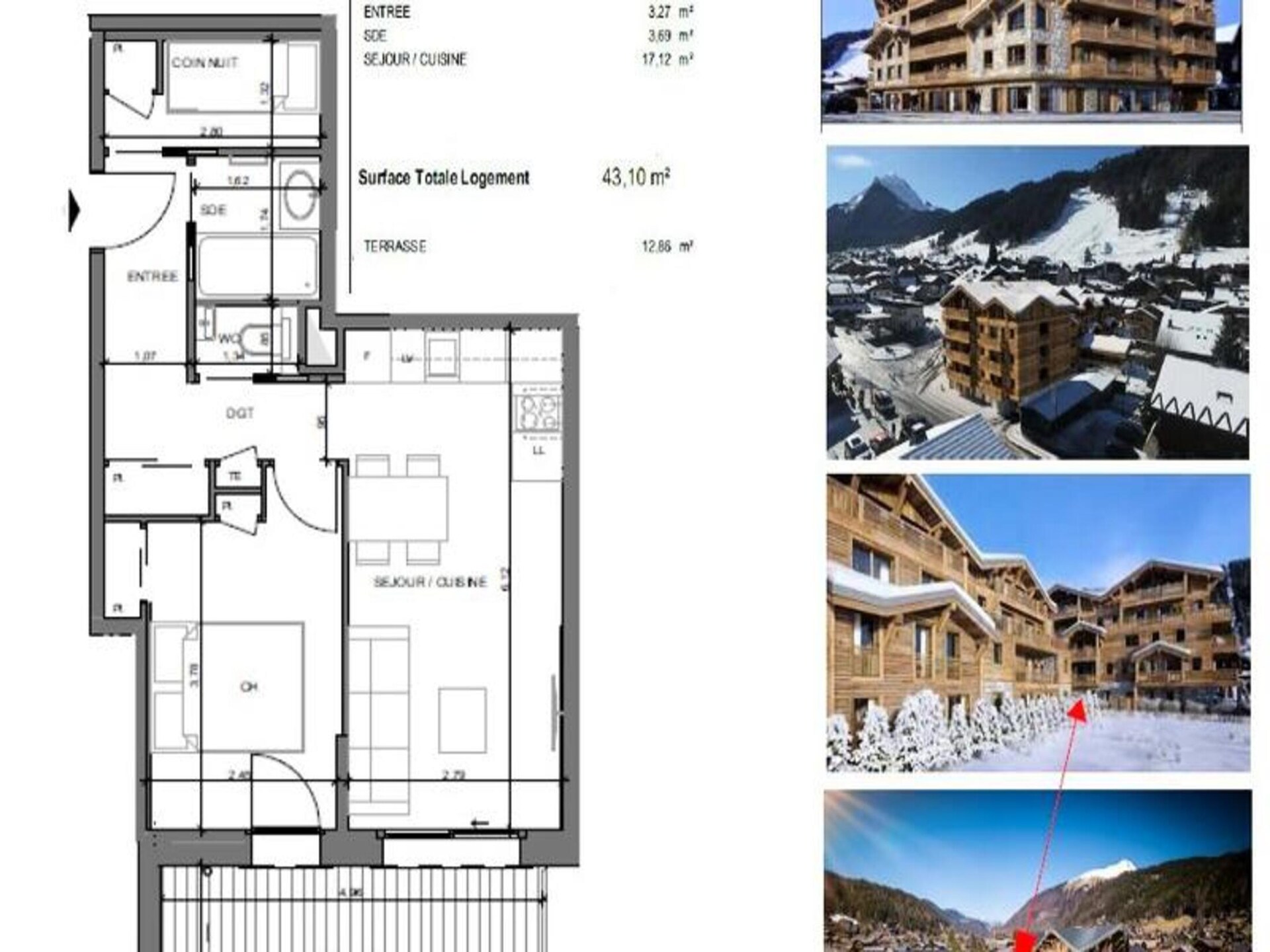 Luxe appartement op de begane grond, 150m van de Super Morzine gondel - foto 24