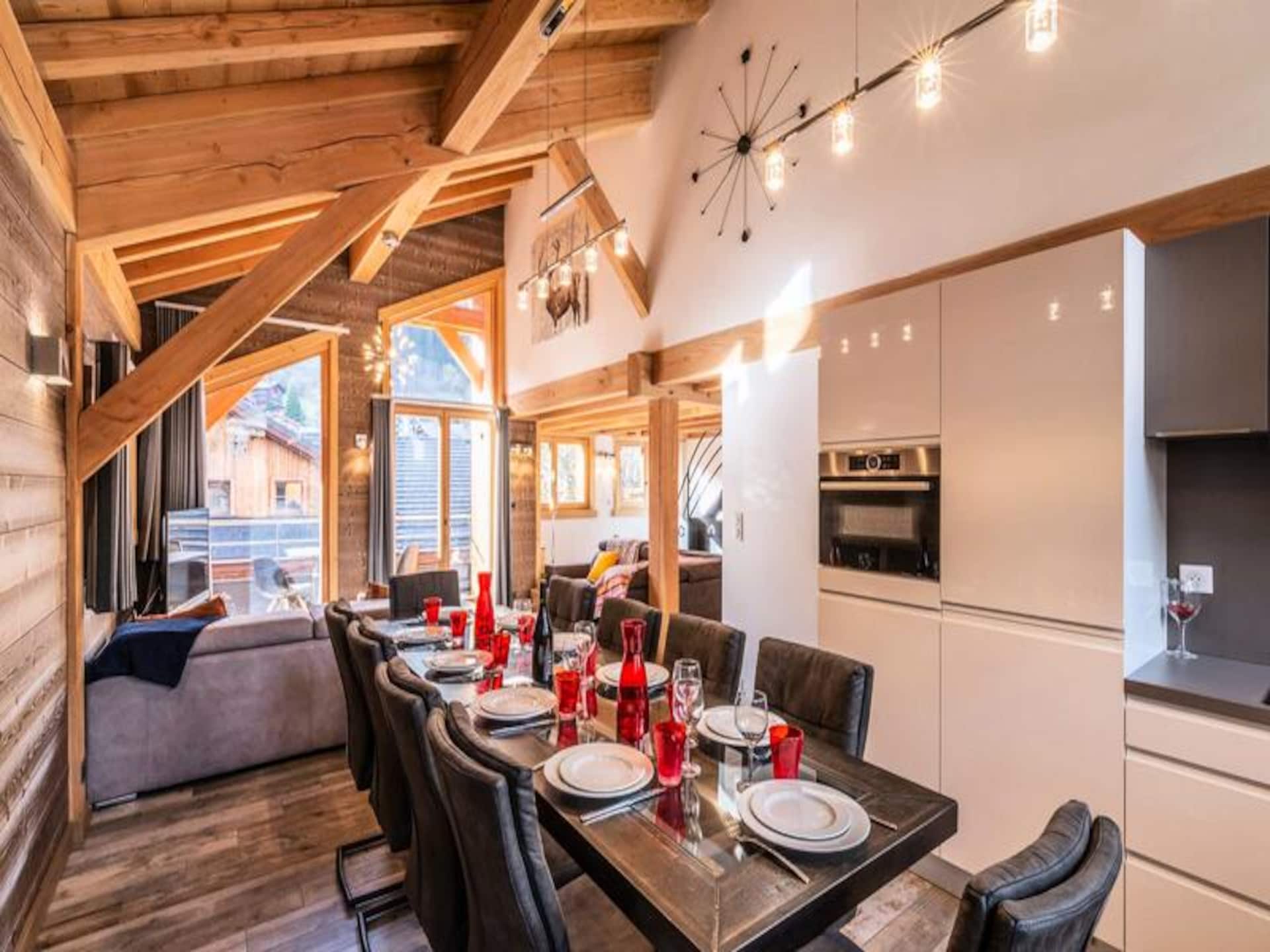 Ruim duplexappartement voor 11 personen in het hart van Morzine, vlakbij de skilift - foto 1