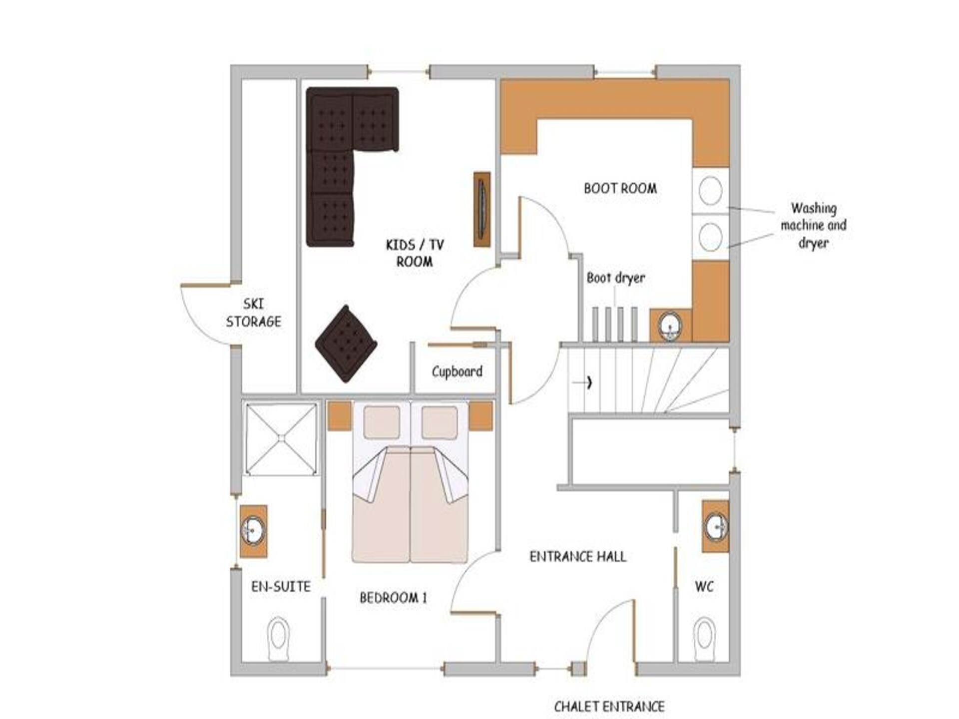 Chalet Roji: Ruim 130m² chalet met jacuzzi en uitzicht, 5 min van Morzine centrum - foto 22