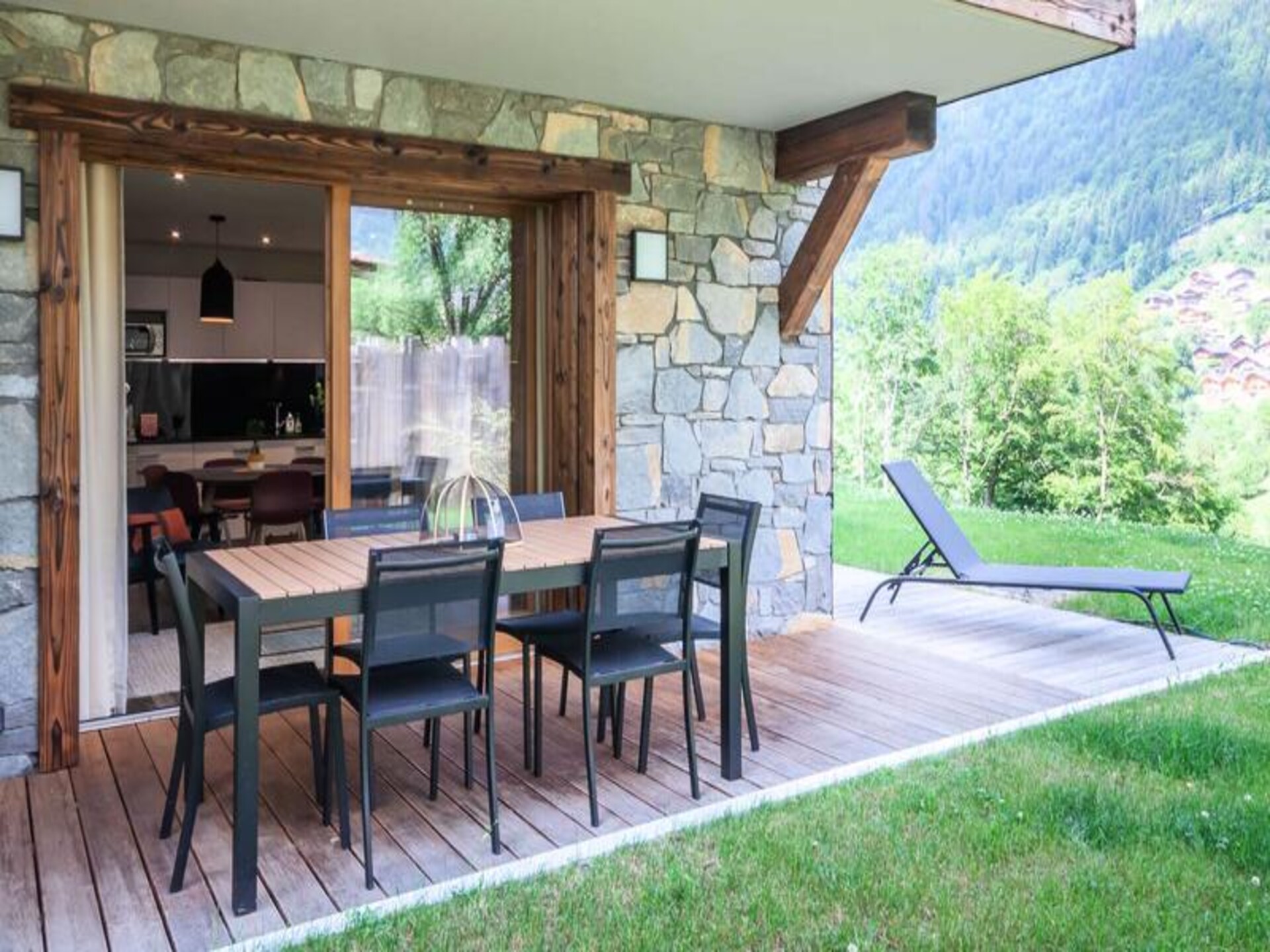Appartement met privétuin en bergzicht in Morzine, vlakbij het centrum - foto 3