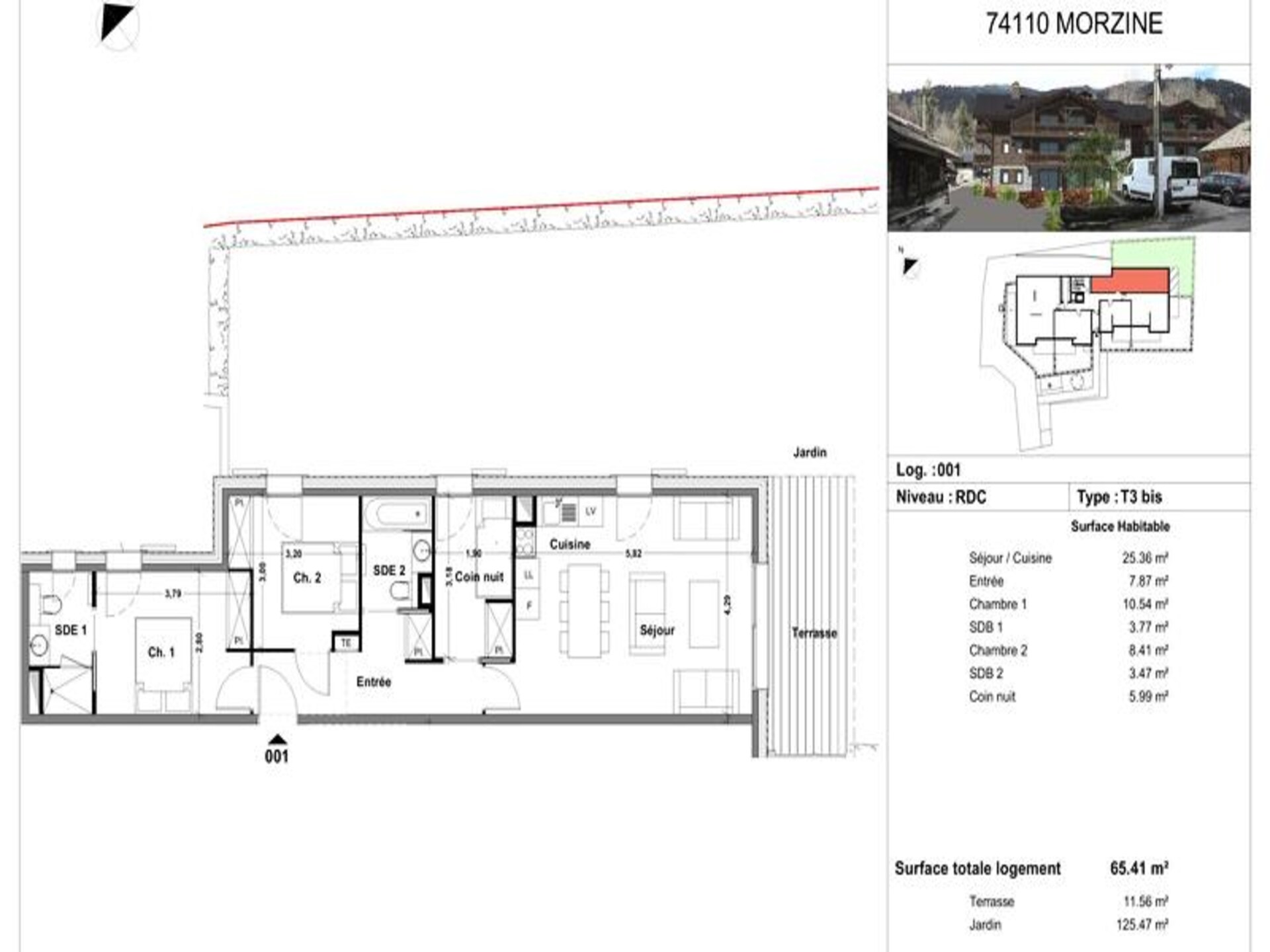 Appartement met privétuin en bergzicht in Morzine, vlakbij het centrum - foto 14