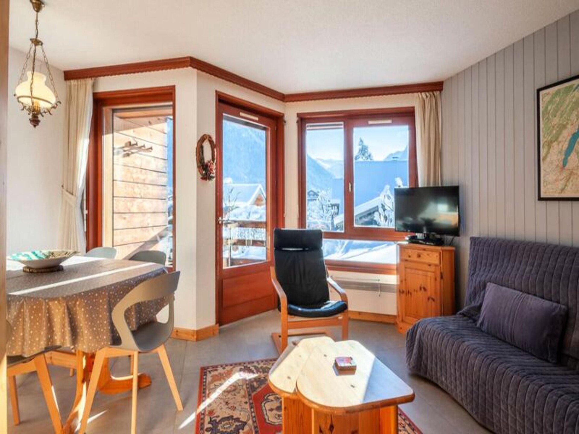 Appartement 6p aan de voet van de Pleney-pistes met balkon en uitzicht - foto 7