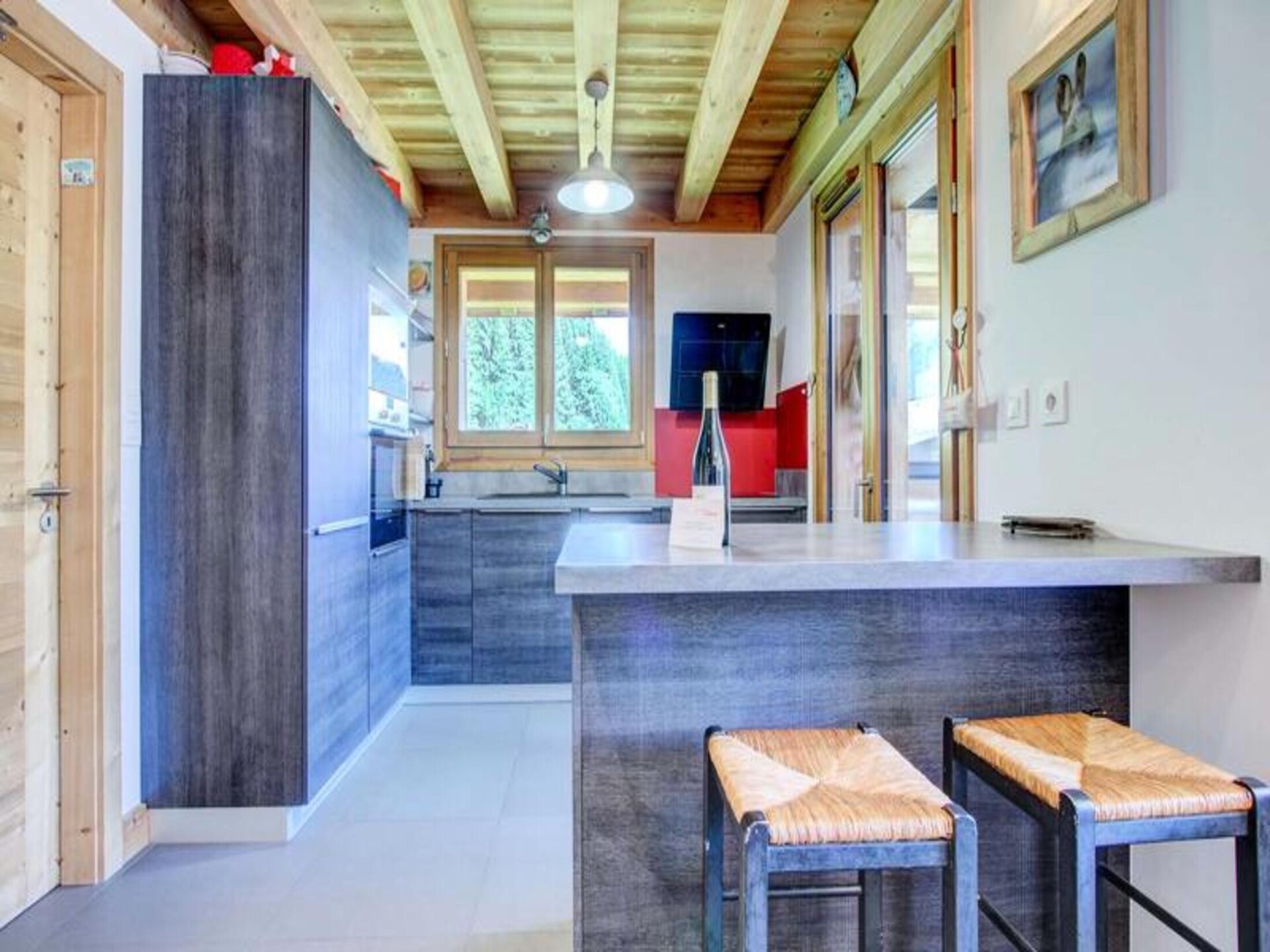 Luxe appartement aan de piste in Morzine met balkon en garage - foto 14