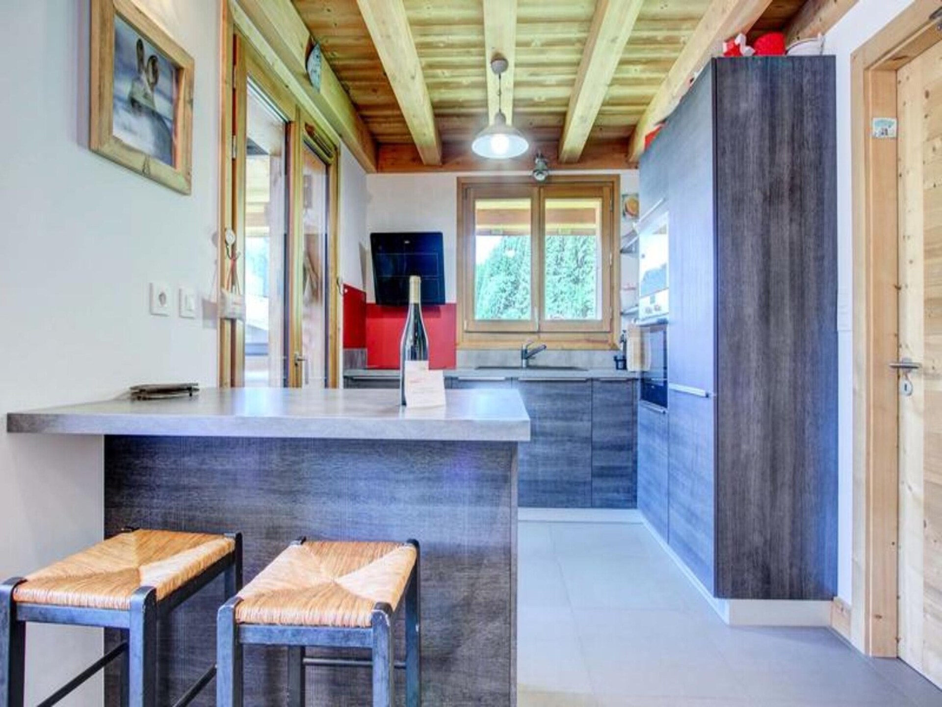 Luxe appartement aan de piste in Morzine met balkon en garage - foto 15
