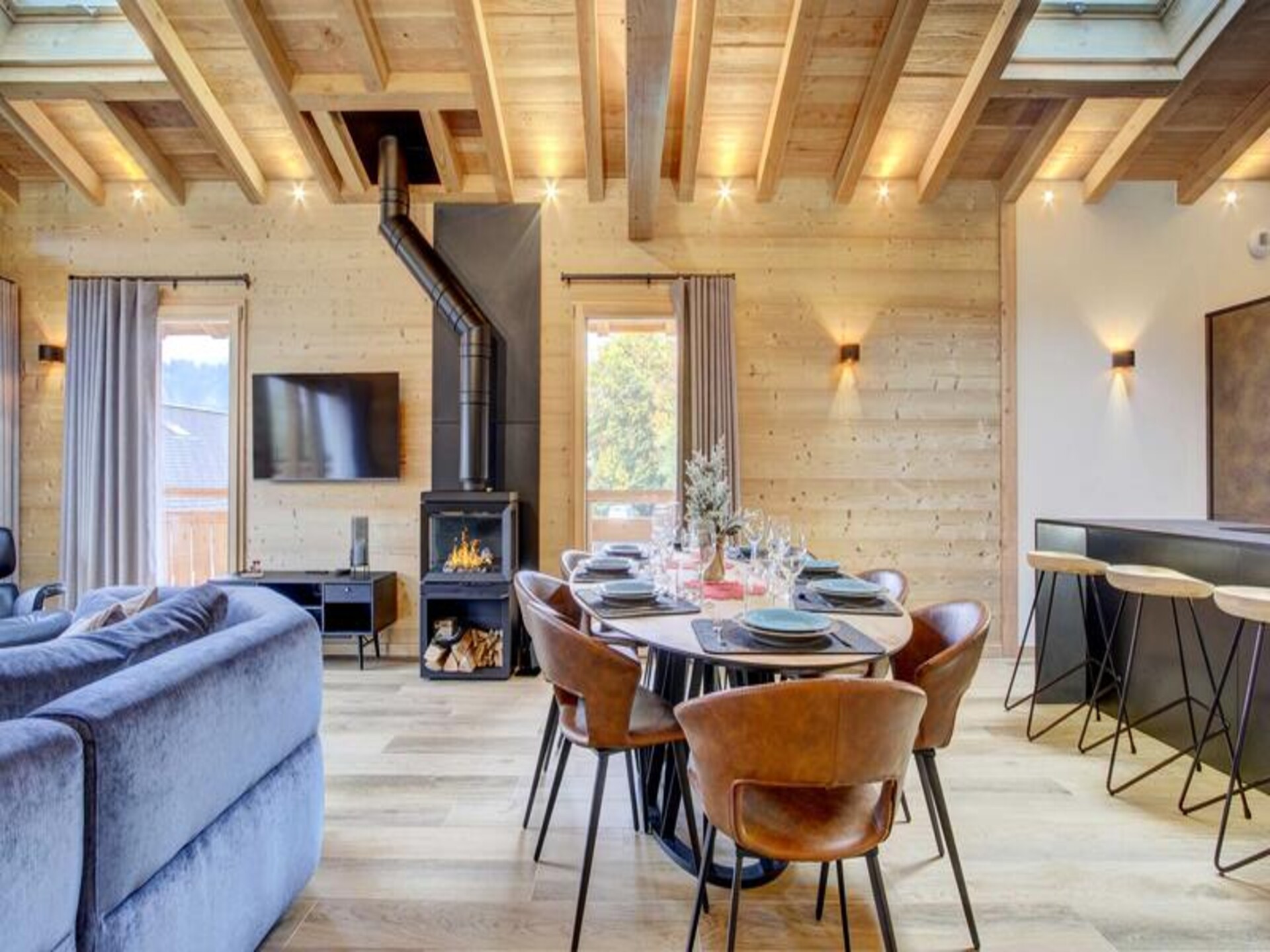 Ruim 4-slaapkamer appartement in Morzine met uitzicht op de Pleney pistes - foto 20