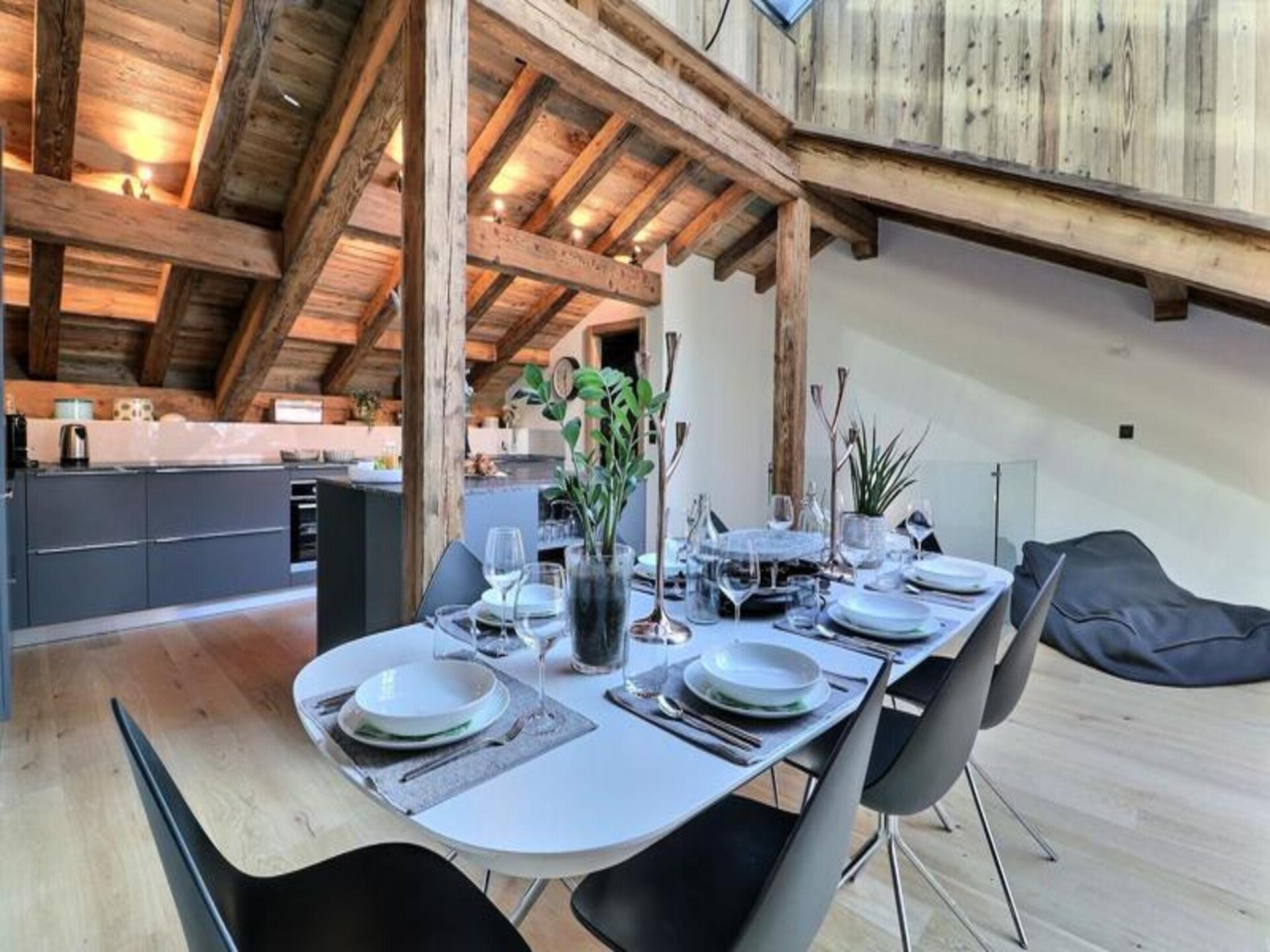 Ruim triplex appartement met jacuzzi in het hart van Morzine - foto 15
