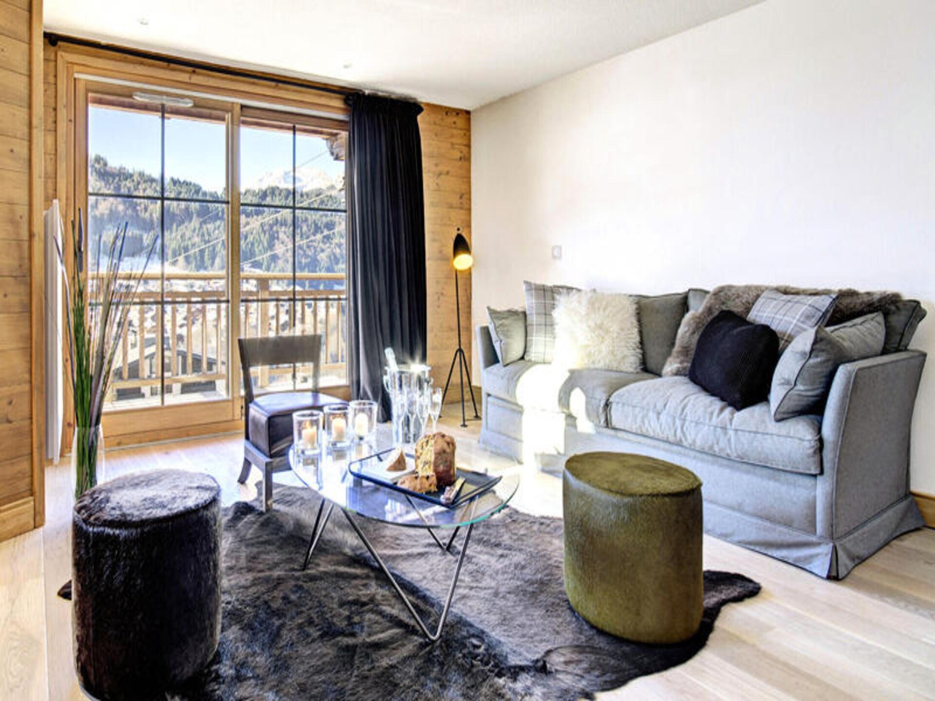 Appartement Le Panoramix in Morzine met balkon en uitzicht op de Alpen - foto 9