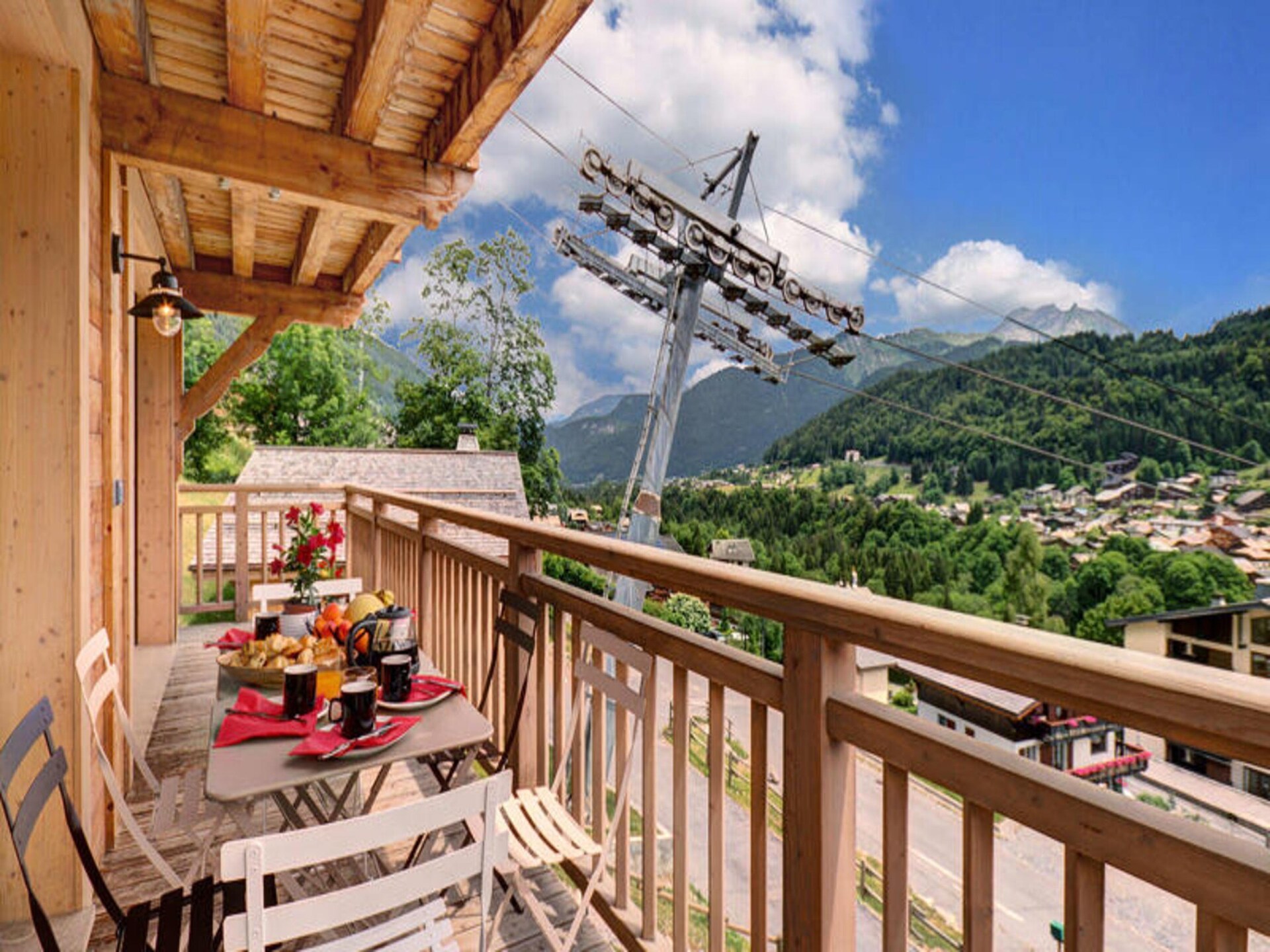 Appartement Le Panoramix in Morzine met balkon en uitzicht op de Alpen - foto 24