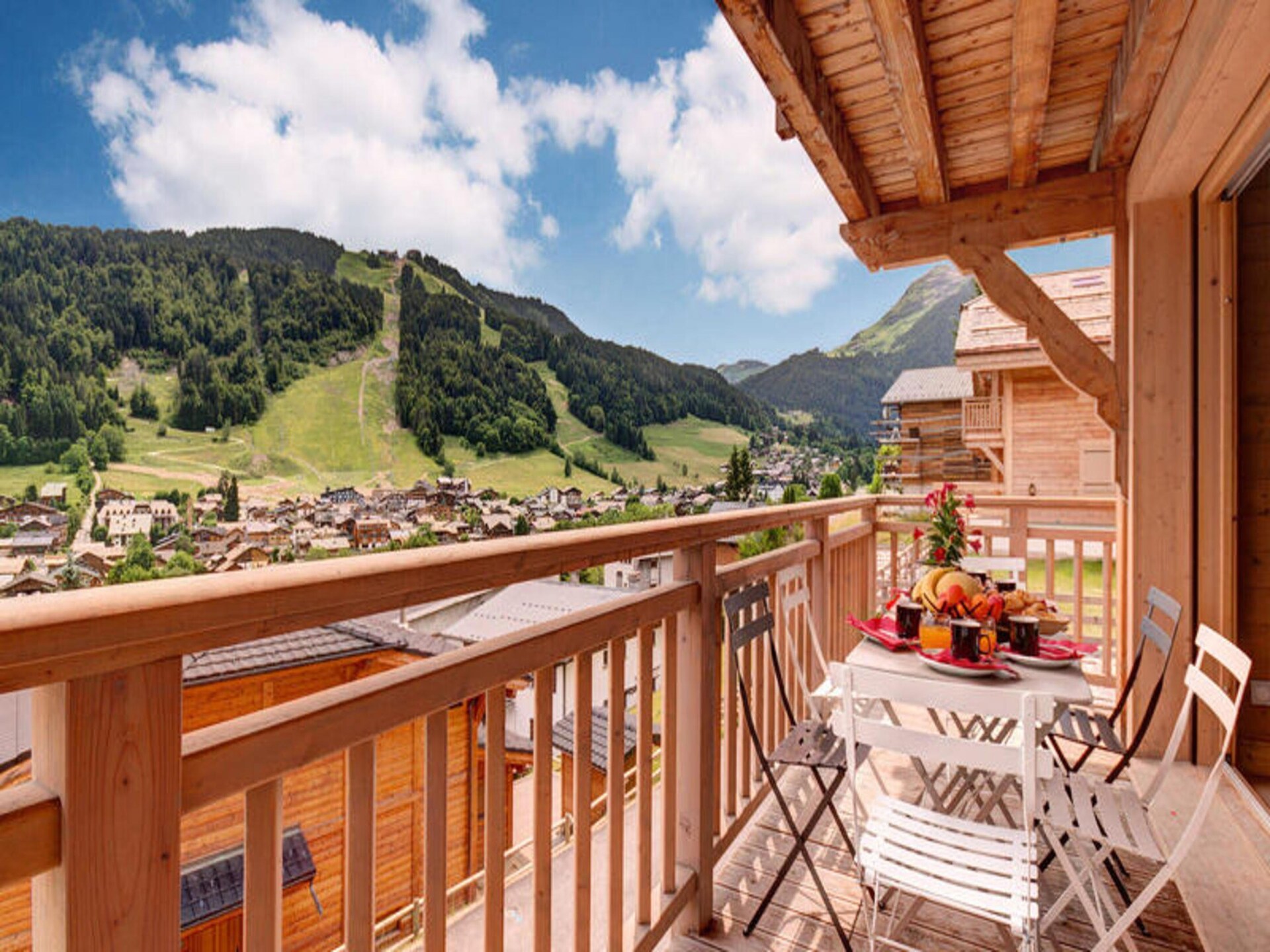 Appartement Le Panoramix in Morzine met balkon en uitzicht op de Alpen - foto 22